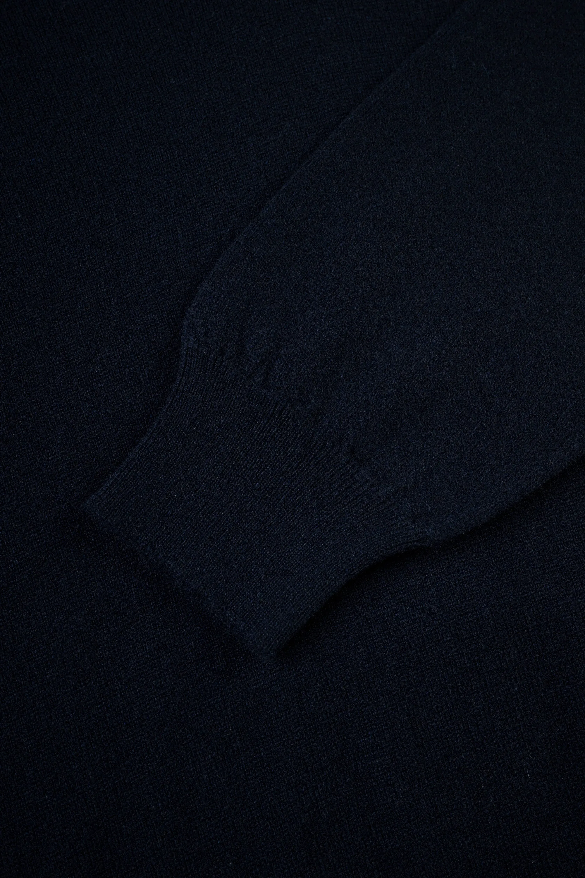 Made-in-Scotland Navy Cashmere V-neck Sweater sold by J. Press product image thumbnail 3