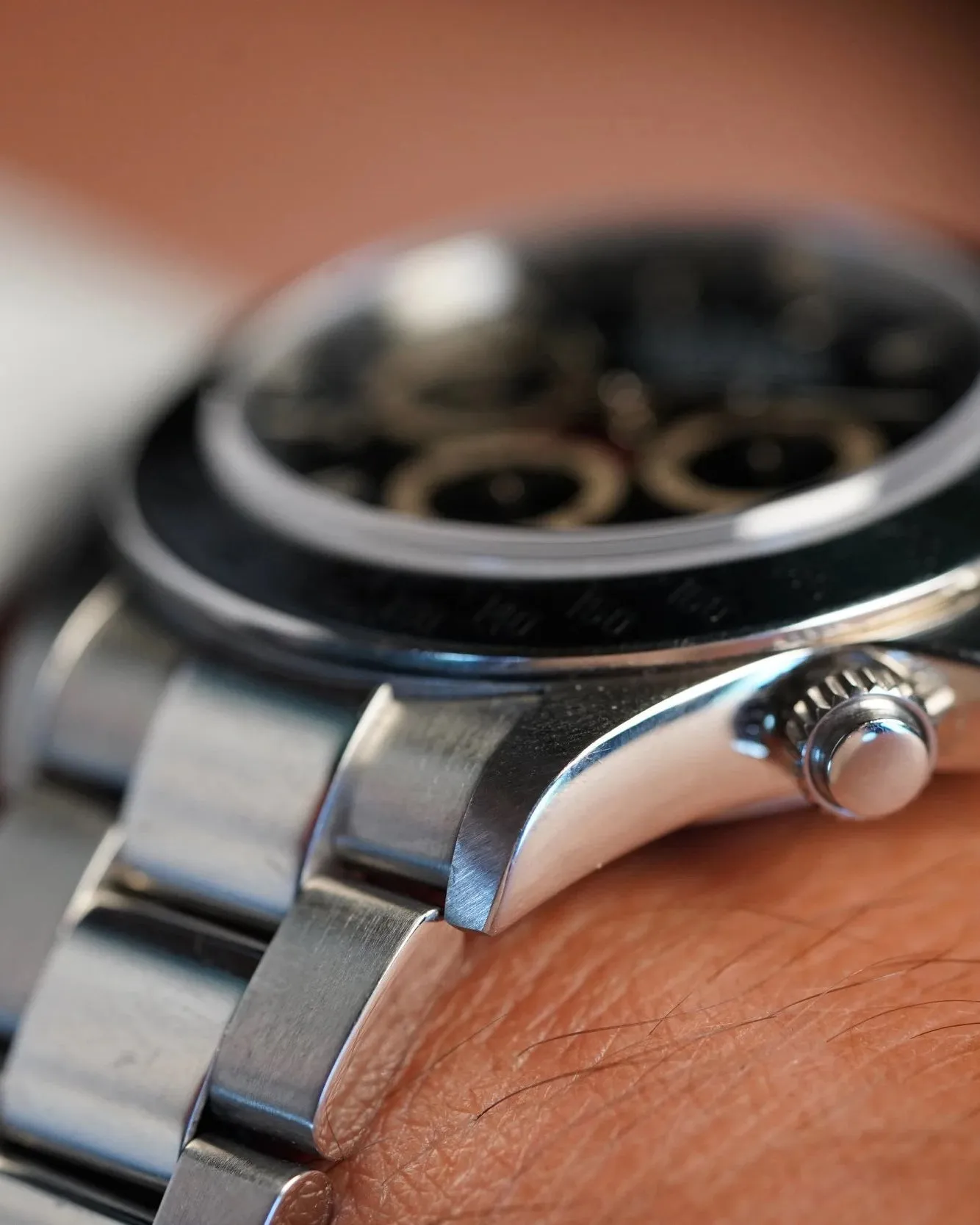 Rolex Black Dial Zenith Daytona Reference 16520 P Serial Full Set Unpolished sold by J. Press product image thumbnail 3