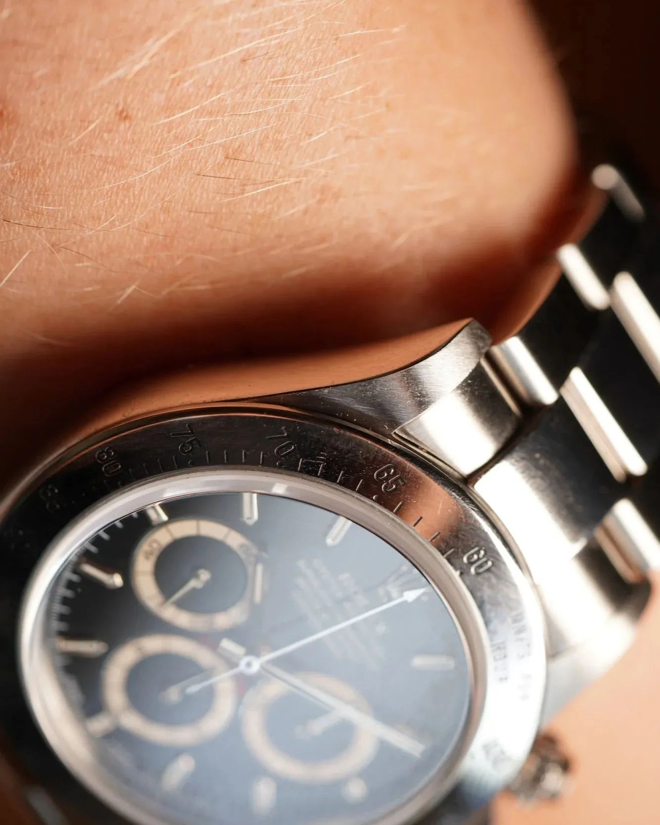 Rolex Black Dial Zenith Daytona Reference 16520 P Serial Full Set Unpolished sold by J. Press product image thumbnail 4