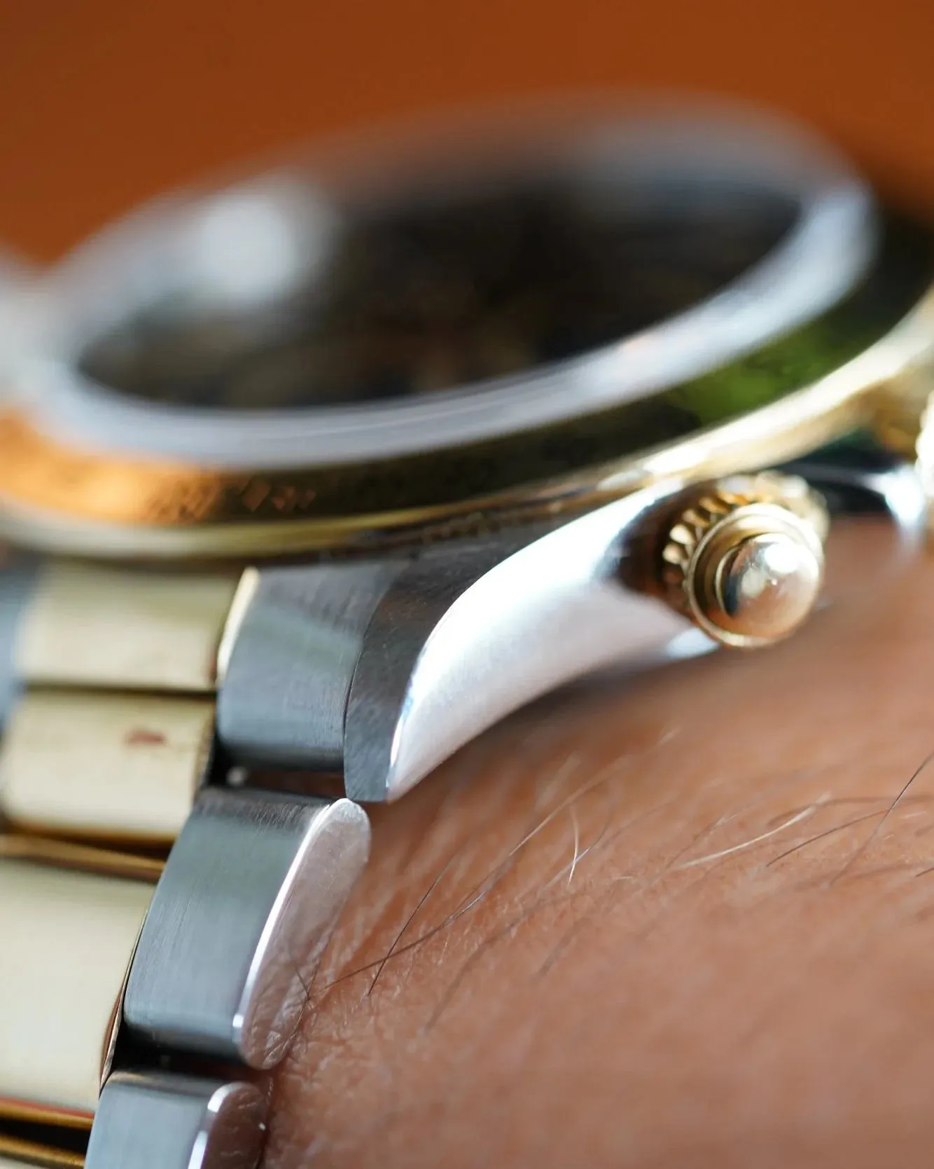 Rolex Floating Cosmograph Zenith Daytona Black Dial Two-Tone 16523 sold by J. Press product image thumbnail 5