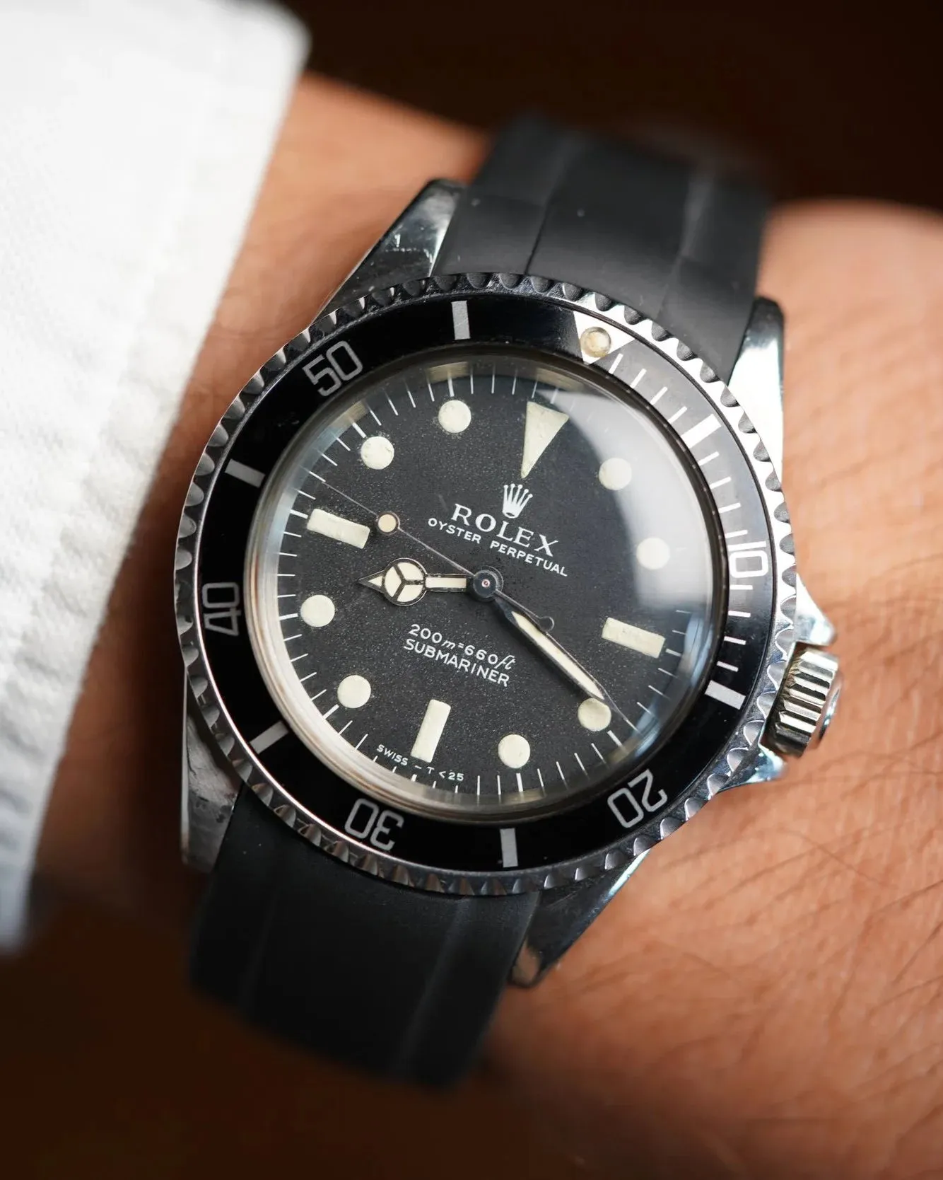 Rolex Submariner 5513 Meters First Dial sold by J. Press