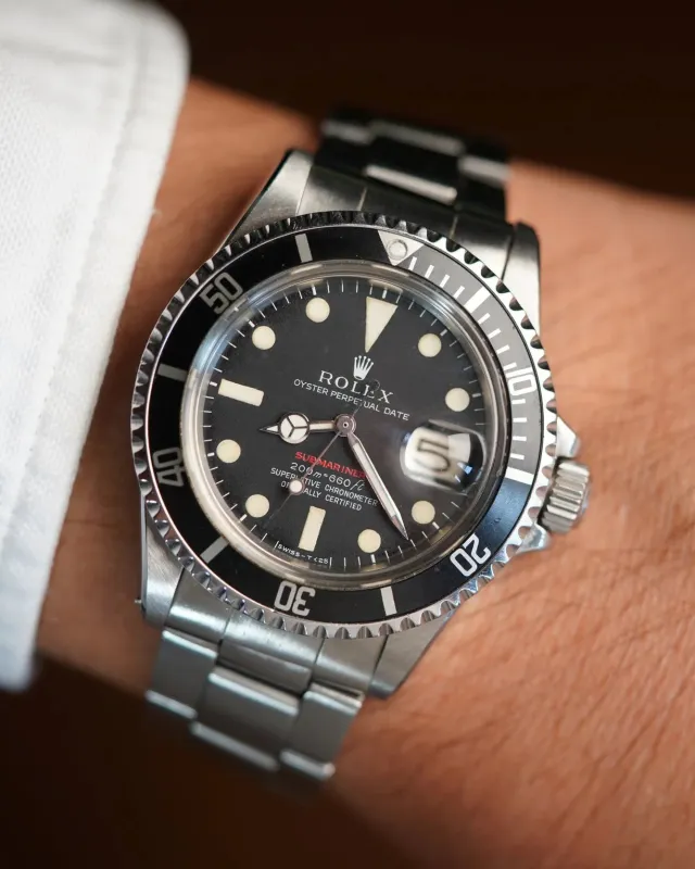 Rolex Meters First Red Submariner Ref 1680 sold by J. Press