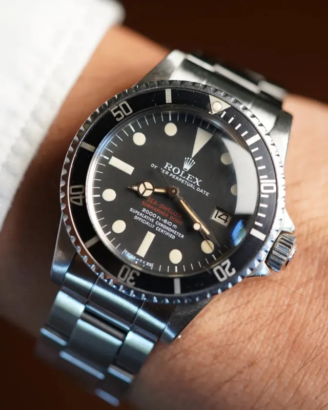Rolex Mk 3 Double Red Sea-Dweller 1665 Full Set sold by J. Press