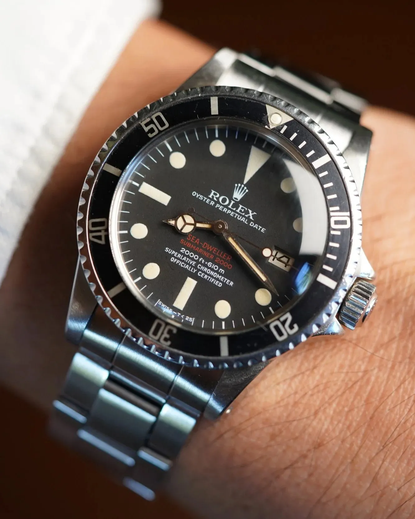 Rolex Mk 3 Double Red Sea-Dweller 1665 Full Set sold by J. Press product image thumbnail 2