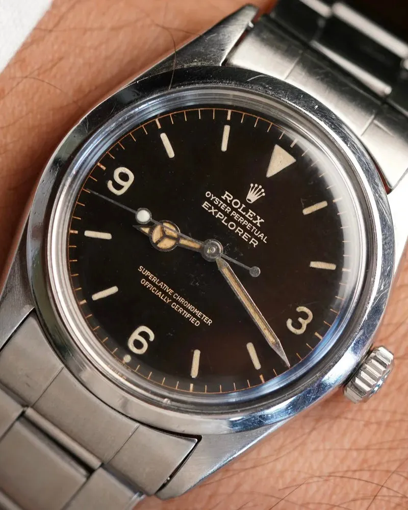 Rolex Exclamation Gilt Dial Explorer Ref 1016 sold by J. Press product image thumbnail 3