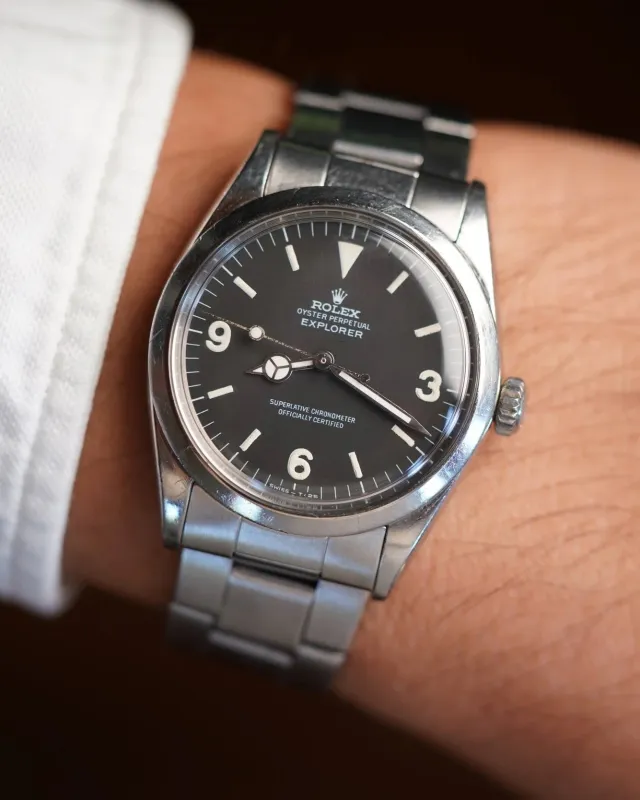 Rolex Explorer I Ref 1016 w/ Box & Catalog sold by J. Press