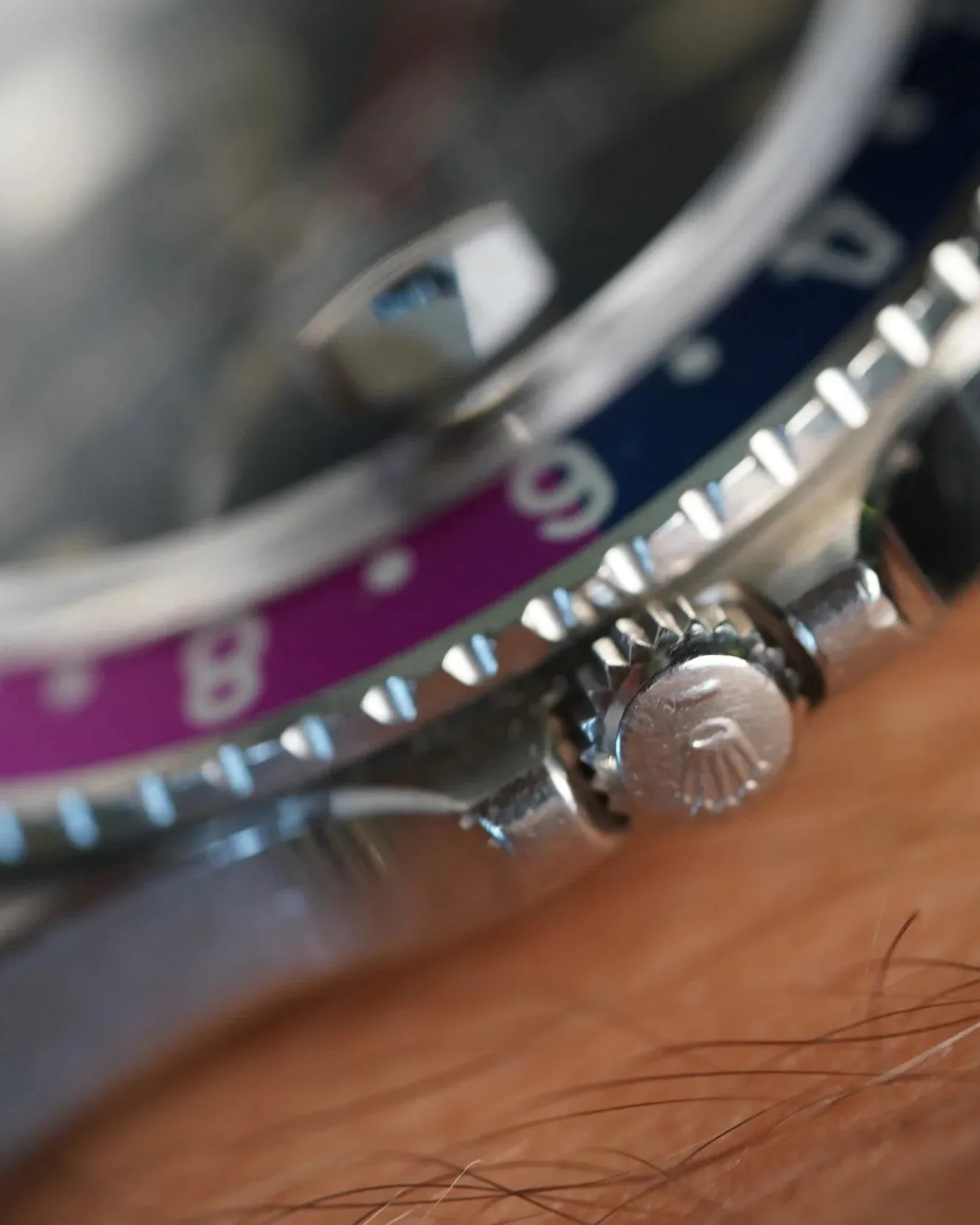 Rolex Fuchsia GMT-Master Ref 1675 Unpolished sold by J. Press product image thumbnail 4