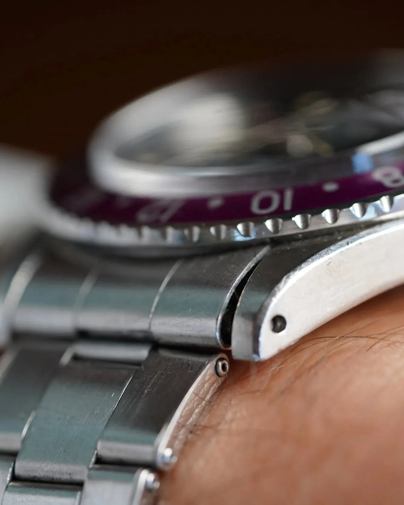 Rolex Fuchsia GMT-Master Ref 1675 Unpolished sold by J. Press product image thumbnail 5