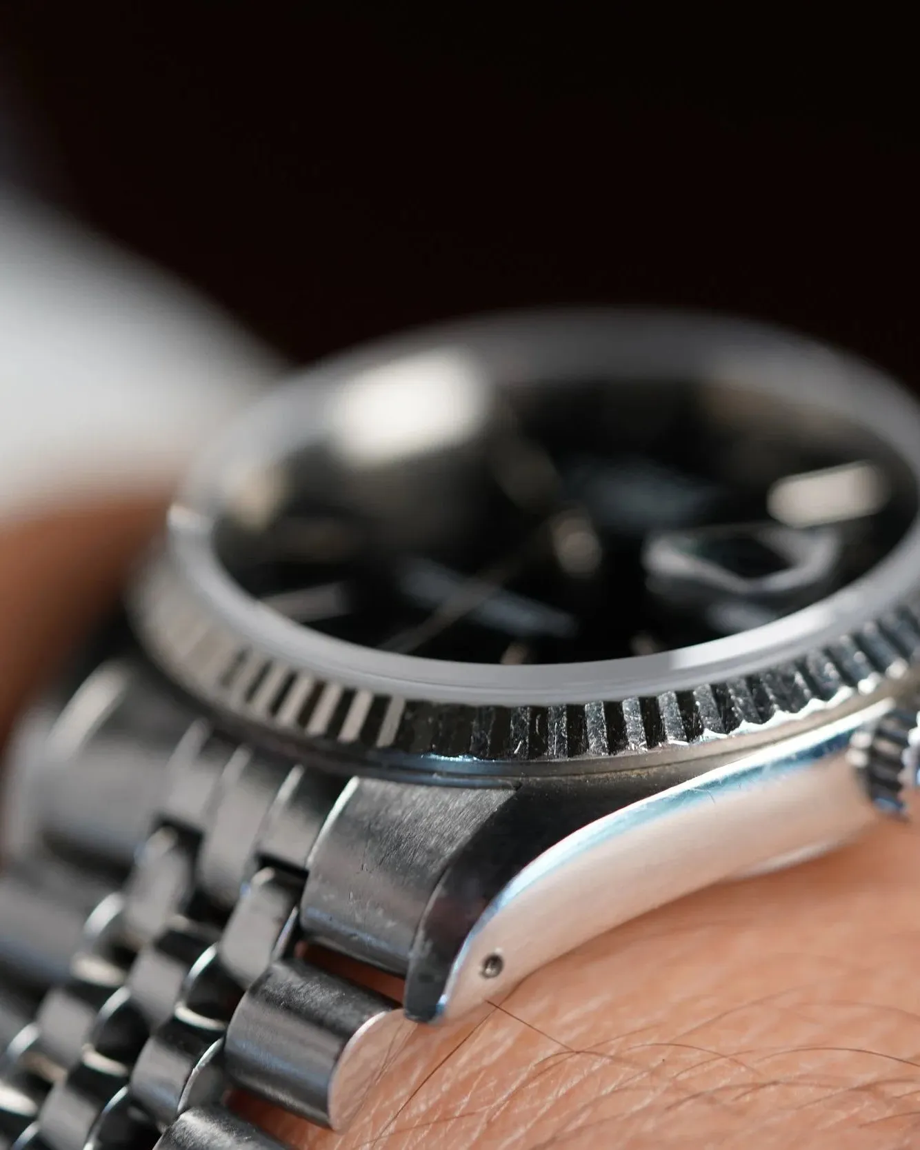 Rolex Datejust Black Dial Ref 16234 Unpolished sold by J. Press product image thumbnail 4