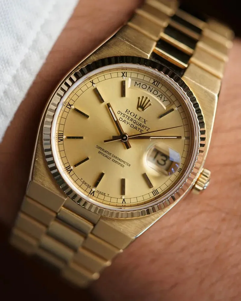 Rolex Oysterquartz Day-Date Reference 19018 CPO Box and Papers sold by J. Press product image thumbnail 2