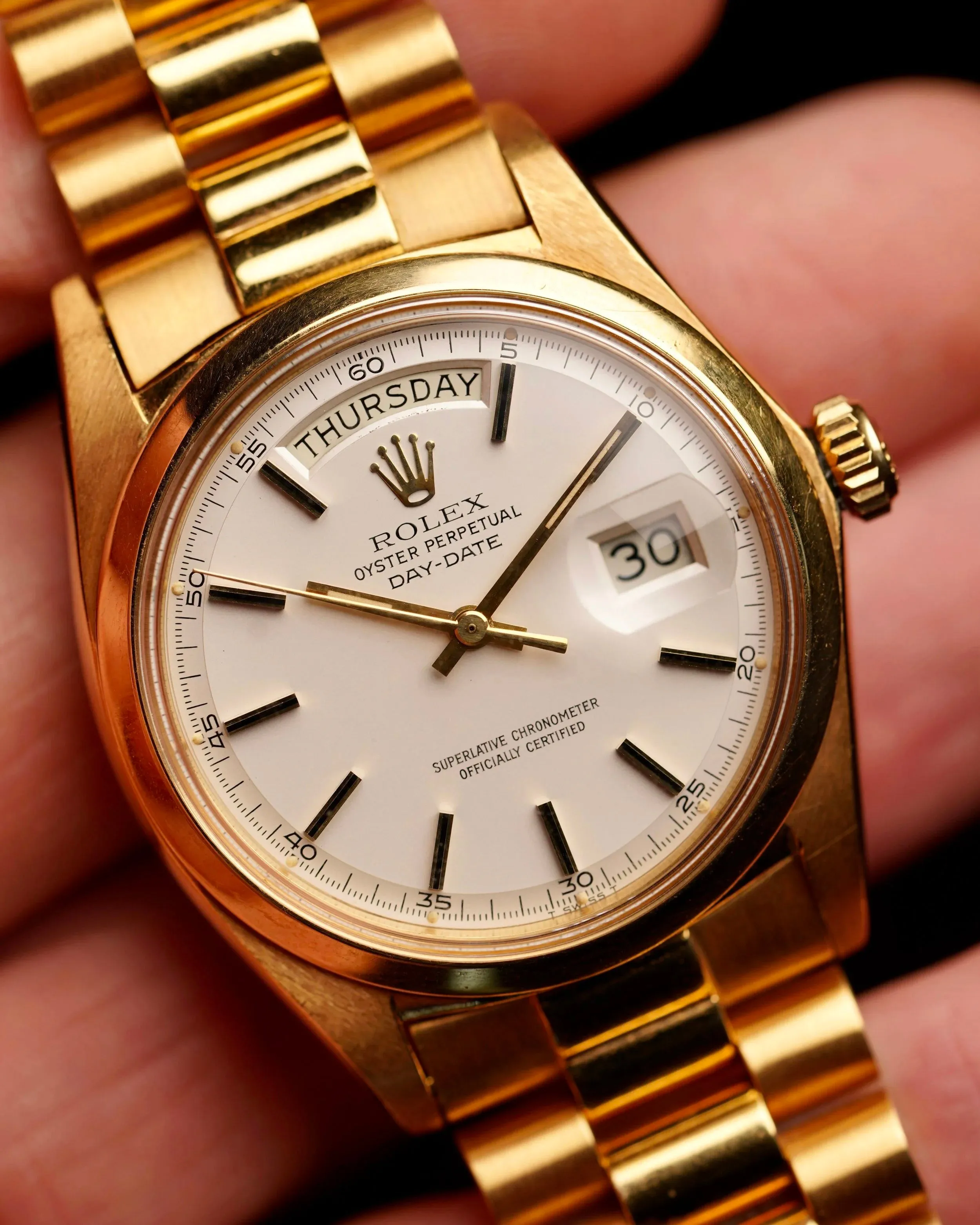 Rolex Day-Date Reference 1802 in 18K YG sold by J. Press product image thumbnail 3