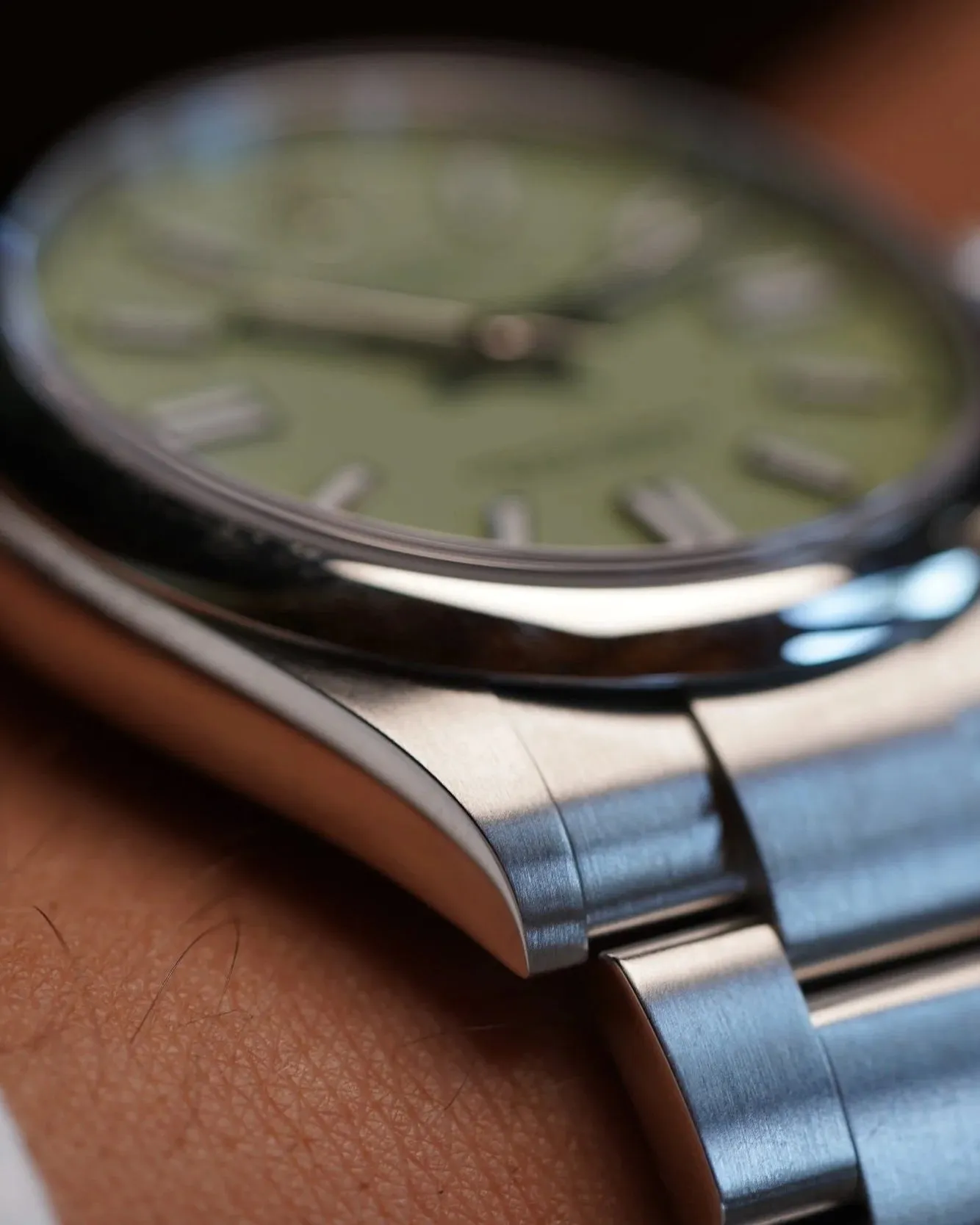 Rolex Pistachio 41MM Oyster Perpetual Ref 134300 Full Set Brand New sold by J. Press product image thumbnail 4