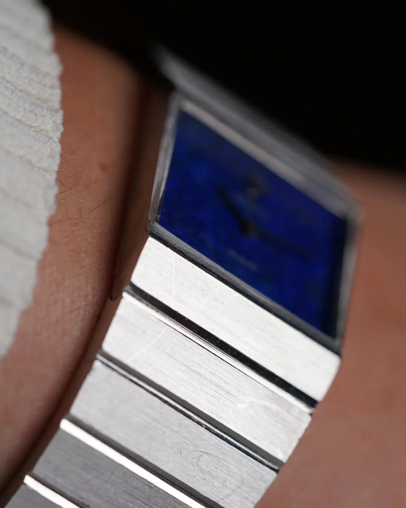 Rolex Lapis Lazuli Dial Midas Reference 4314 in 18K White Gold Unpolished sold by J. Press product image thumbnail 3