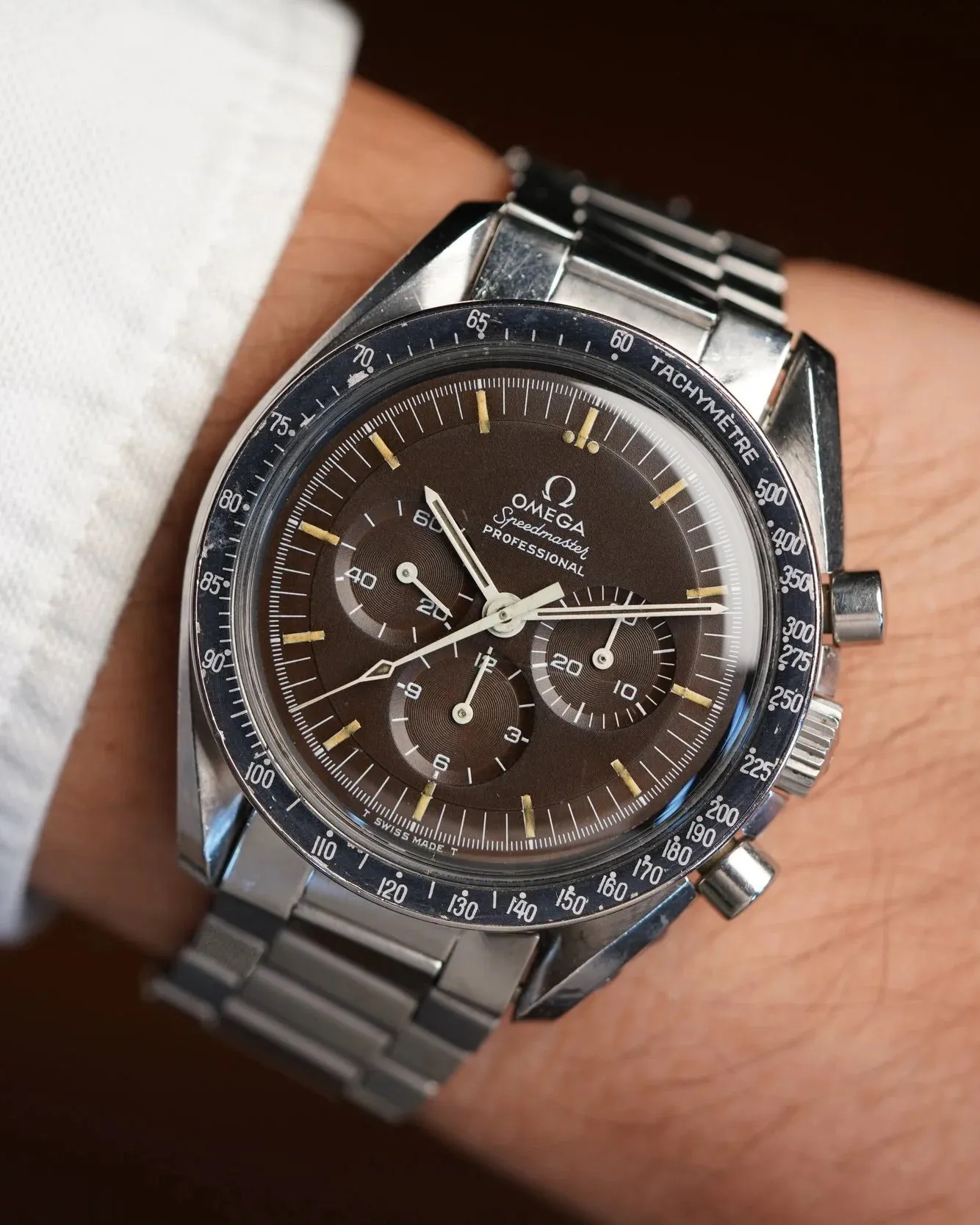 OMEGA Speedmaster Tropical Dial Professional Ref. 145.022-69ST Unpolished sold by J. Press product image thumbnail 2