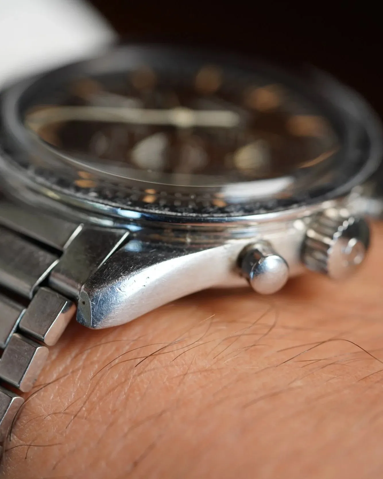 OMEGA Tropical Speedmaster Reference 2998-1 w/ Extract Unpolished w/ Box sold by J. Press product image thumbnail 5