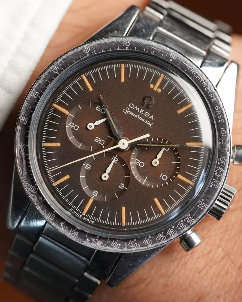 OMEGA Tropical Speedmaster Reference 2998-1 w/ Extract Unpolished w/ Box sold by J. Press product image thumbnail 2