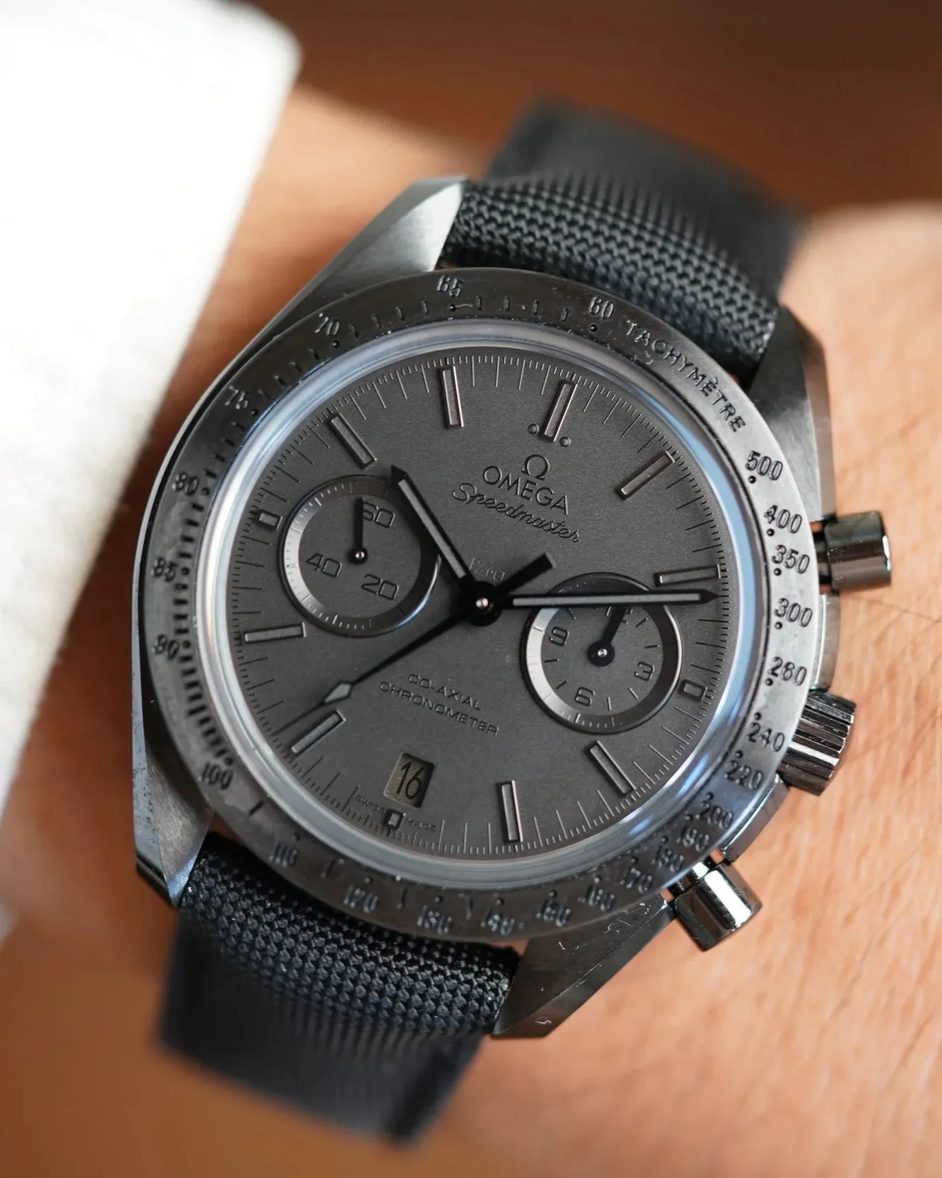 OMEGA Speedmaster Dark Side of the Moon Ref. 311.92.44.51.01.005 Full Set New sold by J. Press