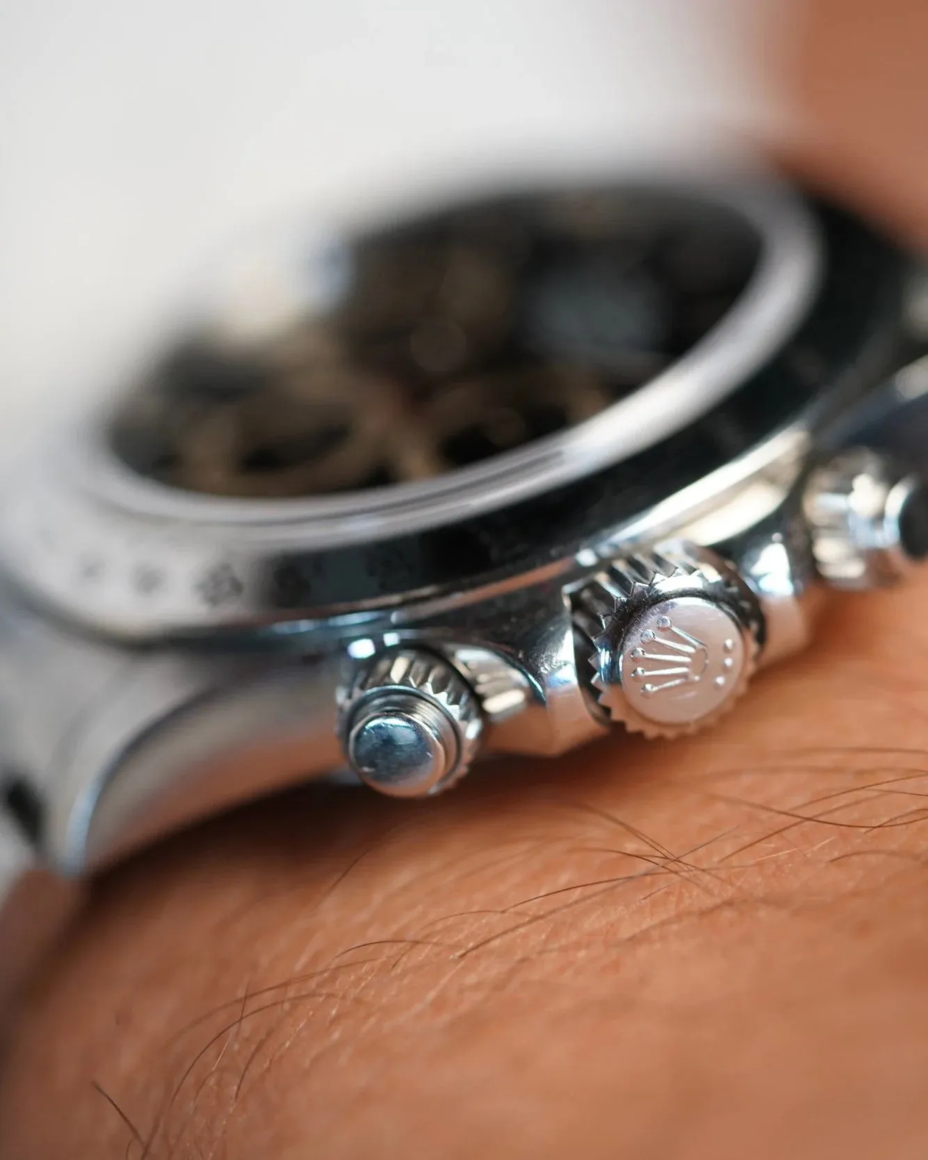 Rolex Zenith Daytona 16520 Black Dial Unpolished w/ Box & Booklet sold by J. Press product image thumbnail 5