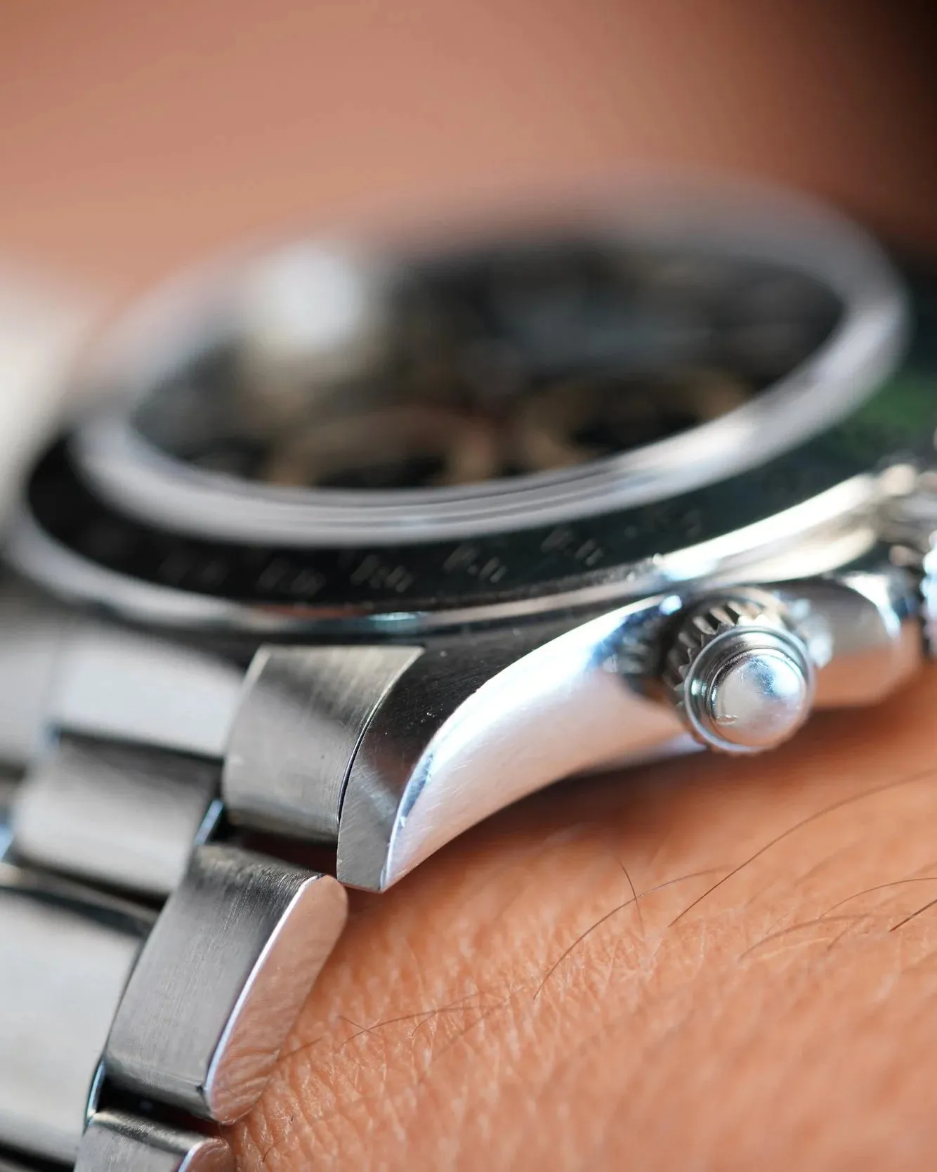 Rolex Zenith Daytona 16520 Black Dial Unpolished w/ Box & Booklet sold by J. Press product image thumbnail 4