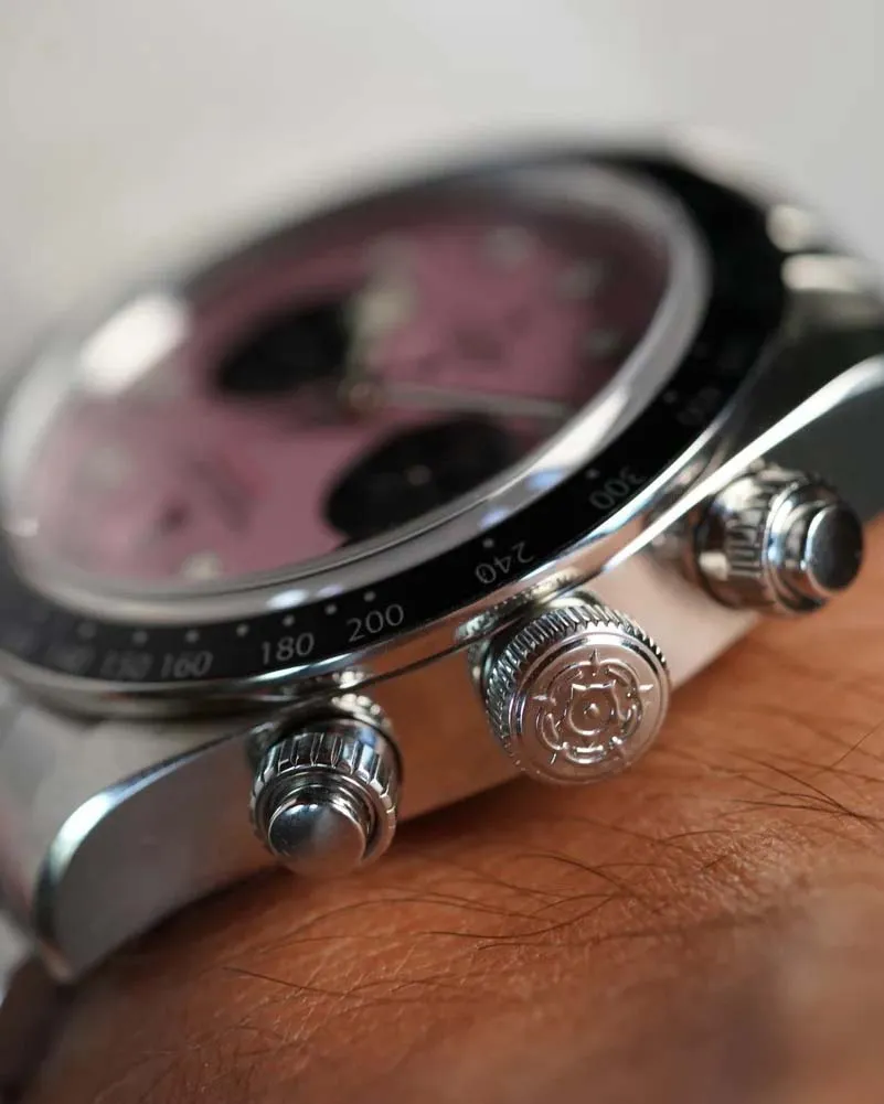 TUDOR Pink Black Bay Chrono M79360N-0019 Full Set Unpolished sold by J. Press product image thumbnail 3