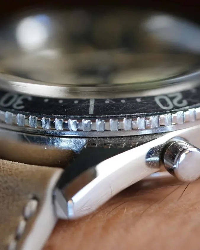 Heuer Autavia Reference 2446 First Generation Big Subs sold by J. Press product image thumbnail 4