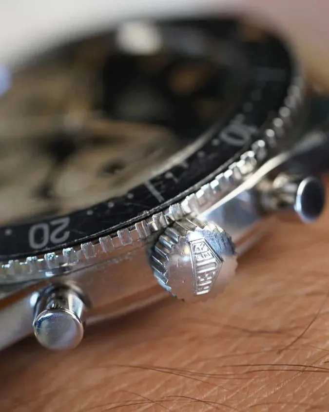 Heuer Autavia Reference 2446 First Generation Big Subs sold by J. Press product image thumbnail 3