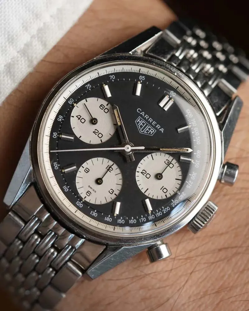 Heuer Carrera Reference 2447NST Unpolished sold by J. Press product image thumbnail 3