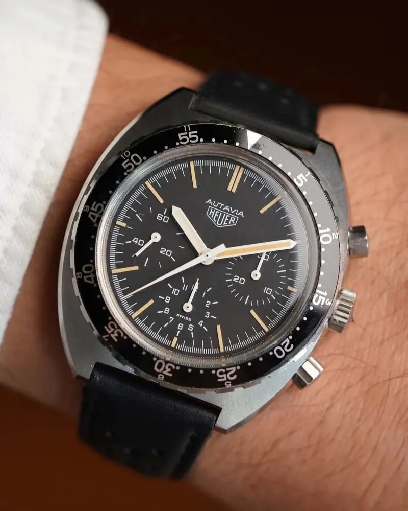 Heuer Autavia Ref. 73663N Unpolished sold by J. Press