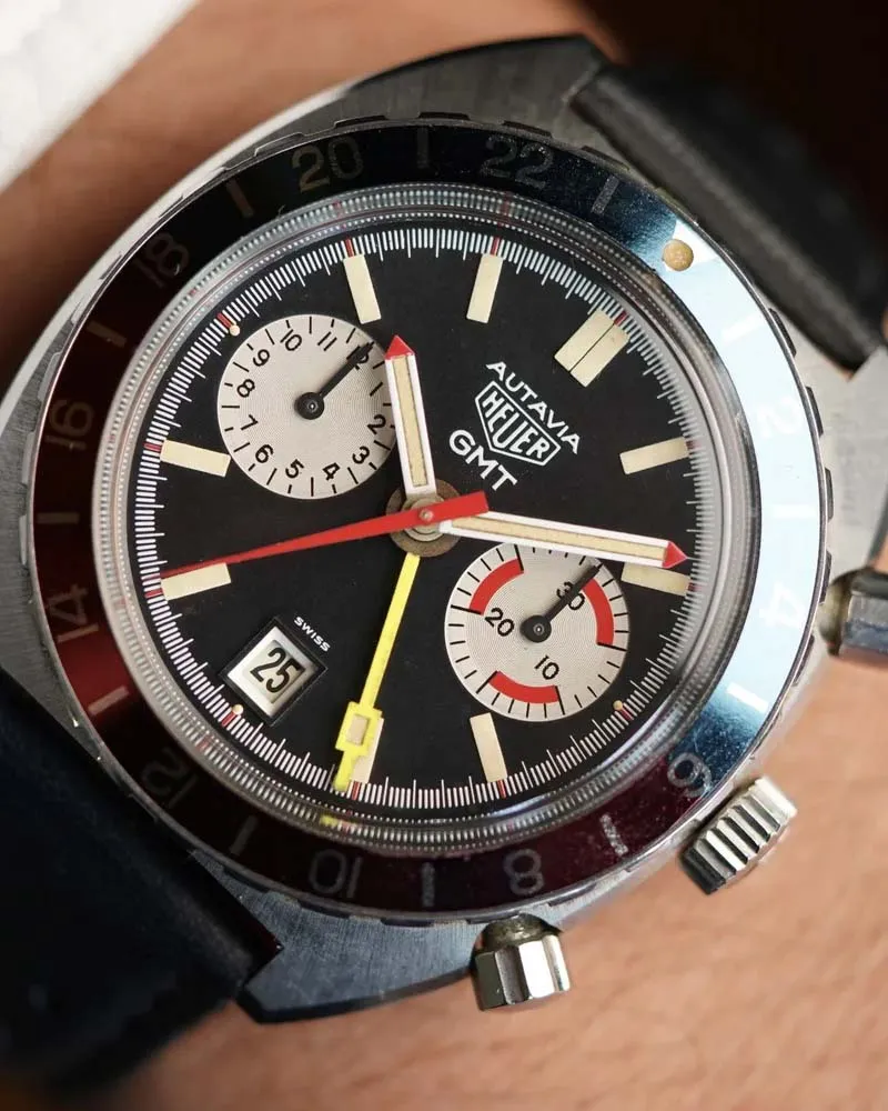 Heuer Autavia GMT Ref 741.603 sold by J. Press product image thumbnail 2