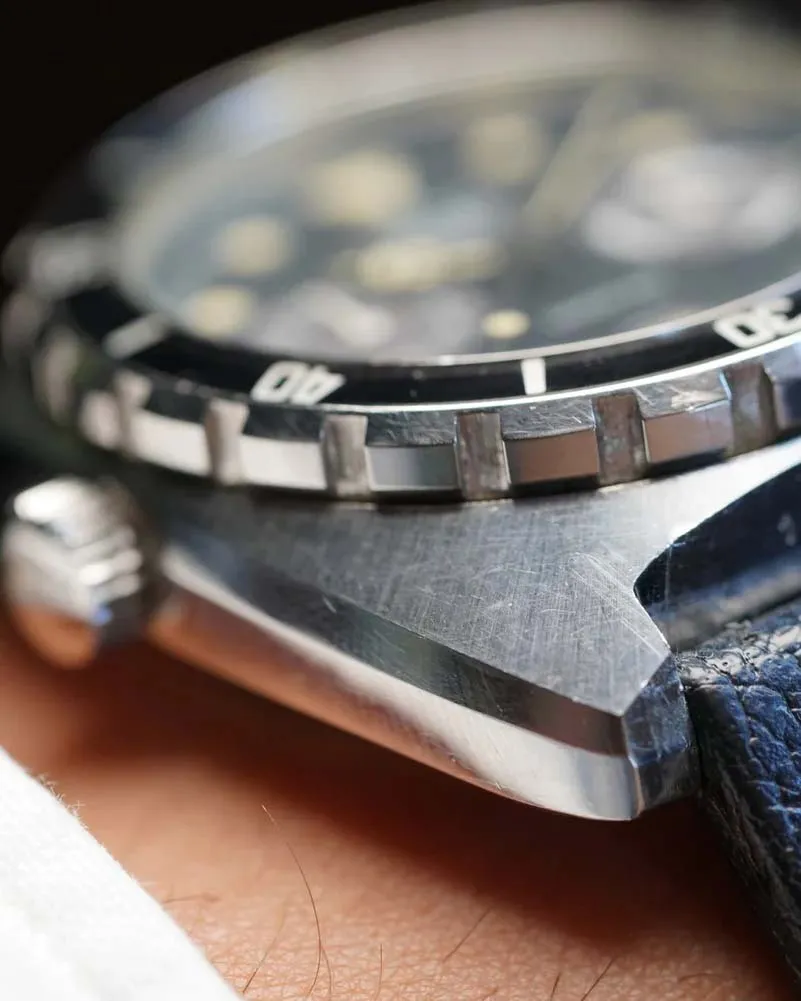 Heuer Autavia 11063P Diver 100 Unpolished w/ Box sold by J. Press product image thumbnail 4