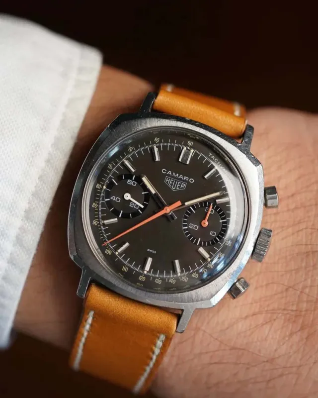 Heuer Camaro Ref. 73343NT 3rd Execution sold by J. Press