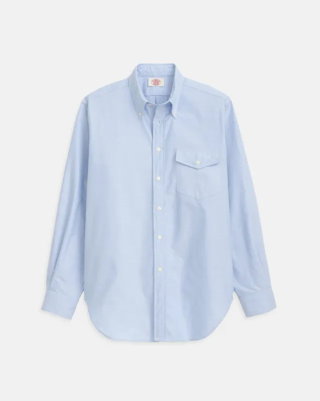 Made-in-USA Blue Oxford Sportshirt - Classic Fit sold by J. Press