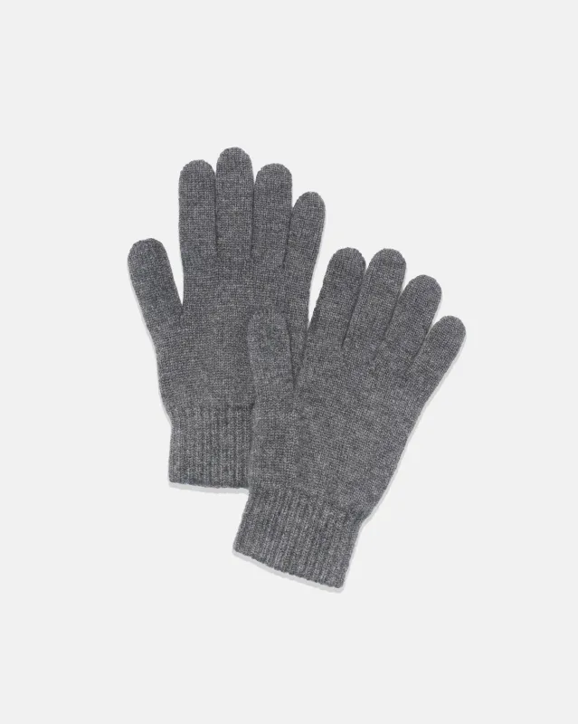 Made-in-Scotland Cashmere Knit Gloves sold by J. Press