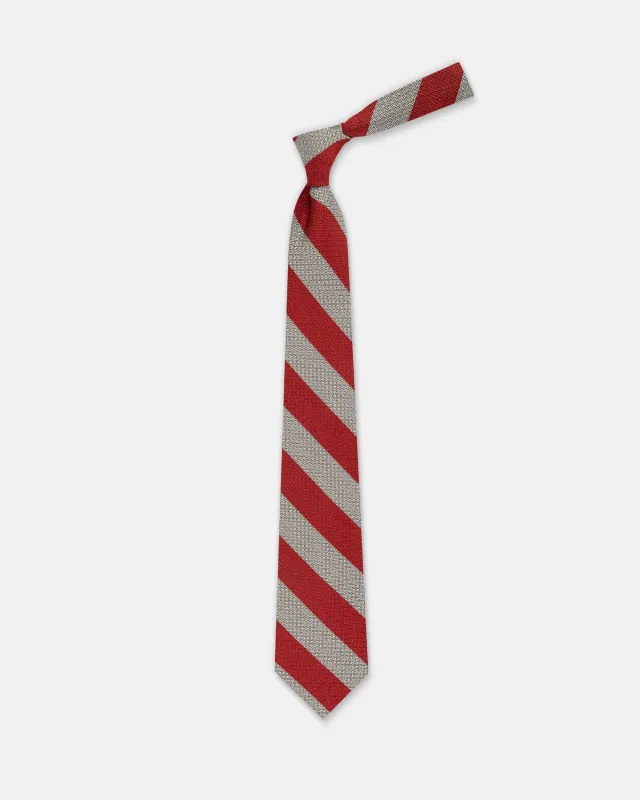 Made-in-USA Old Fettes Loretto Non-Crease Silk Tie sold by J. Press