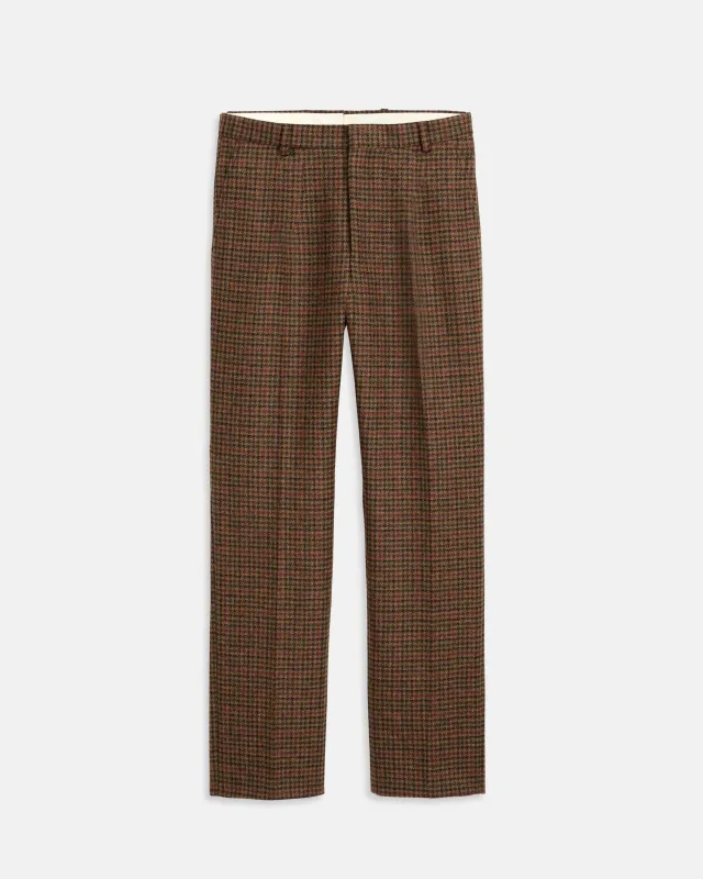 Made-in-USA Houndstooth Tweed Trouser made by Alex Mill