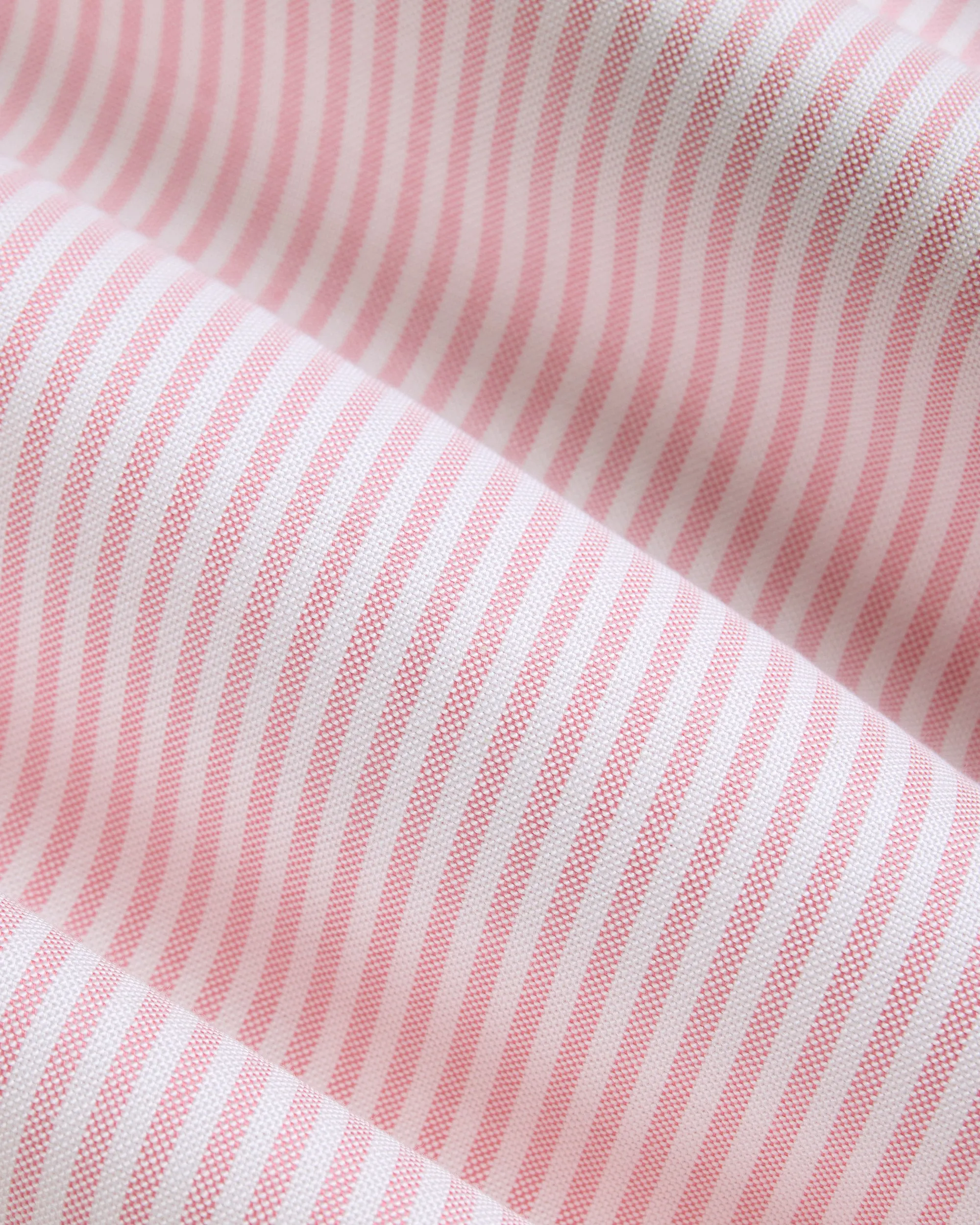 Made-in-USA Pink Candy Stripe Oxford Cloth Dress Shirt - Classic Fit sold by J. Press product image thumbnail 3