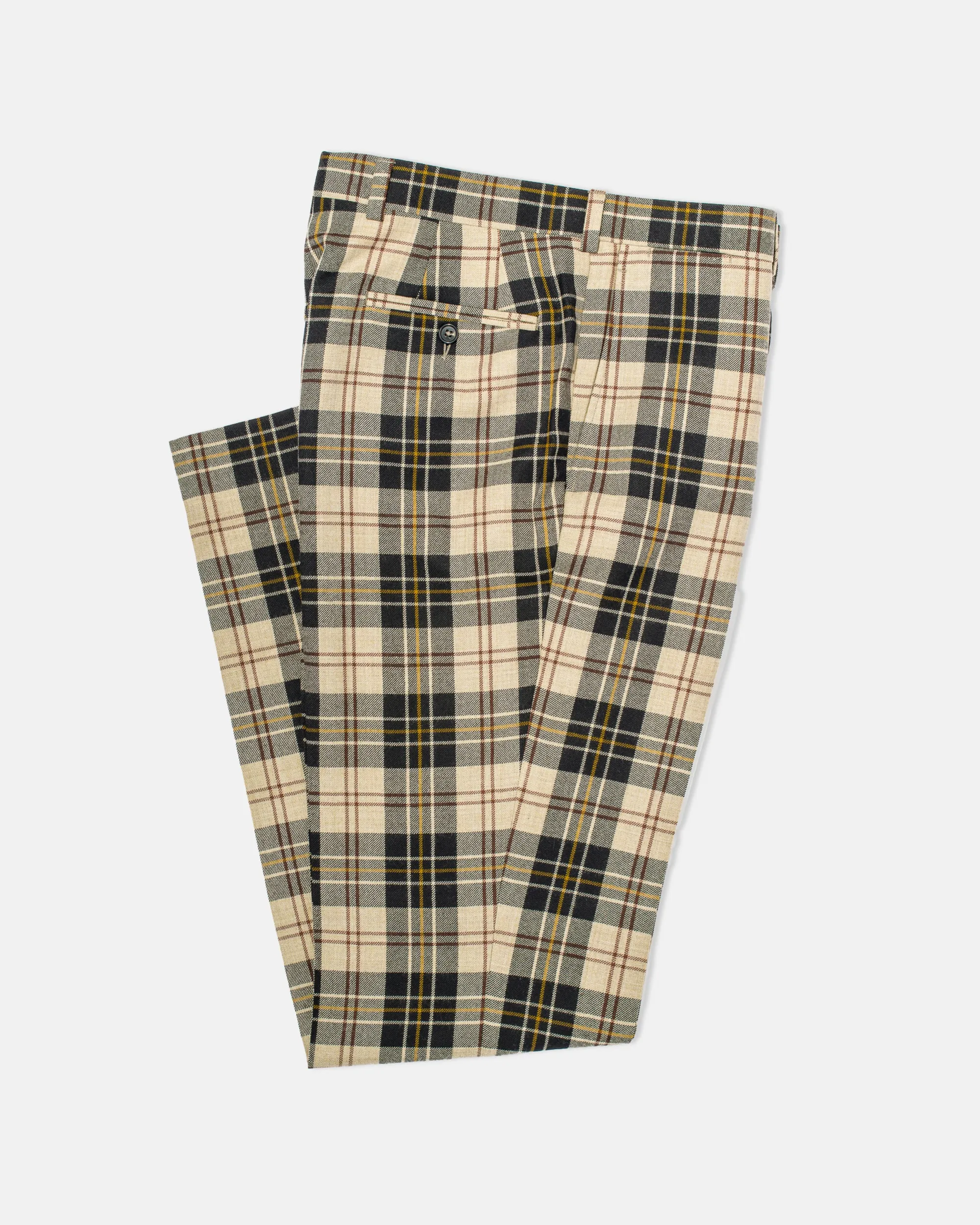 Made-in-Canada MacPherson Dress Tartan Wool Trouser sold by J. Press