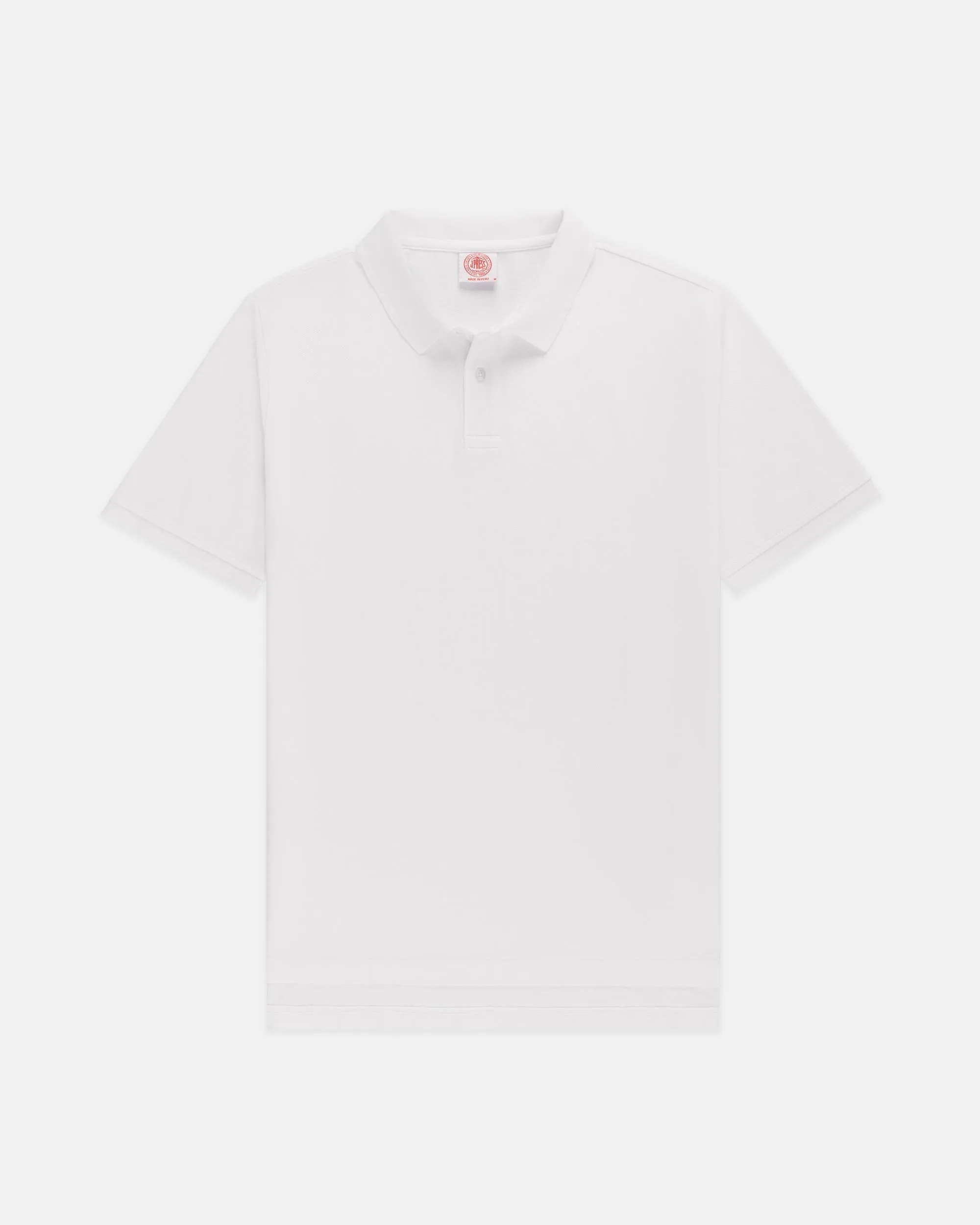 White Cotton Pique Polo sold by J. Press