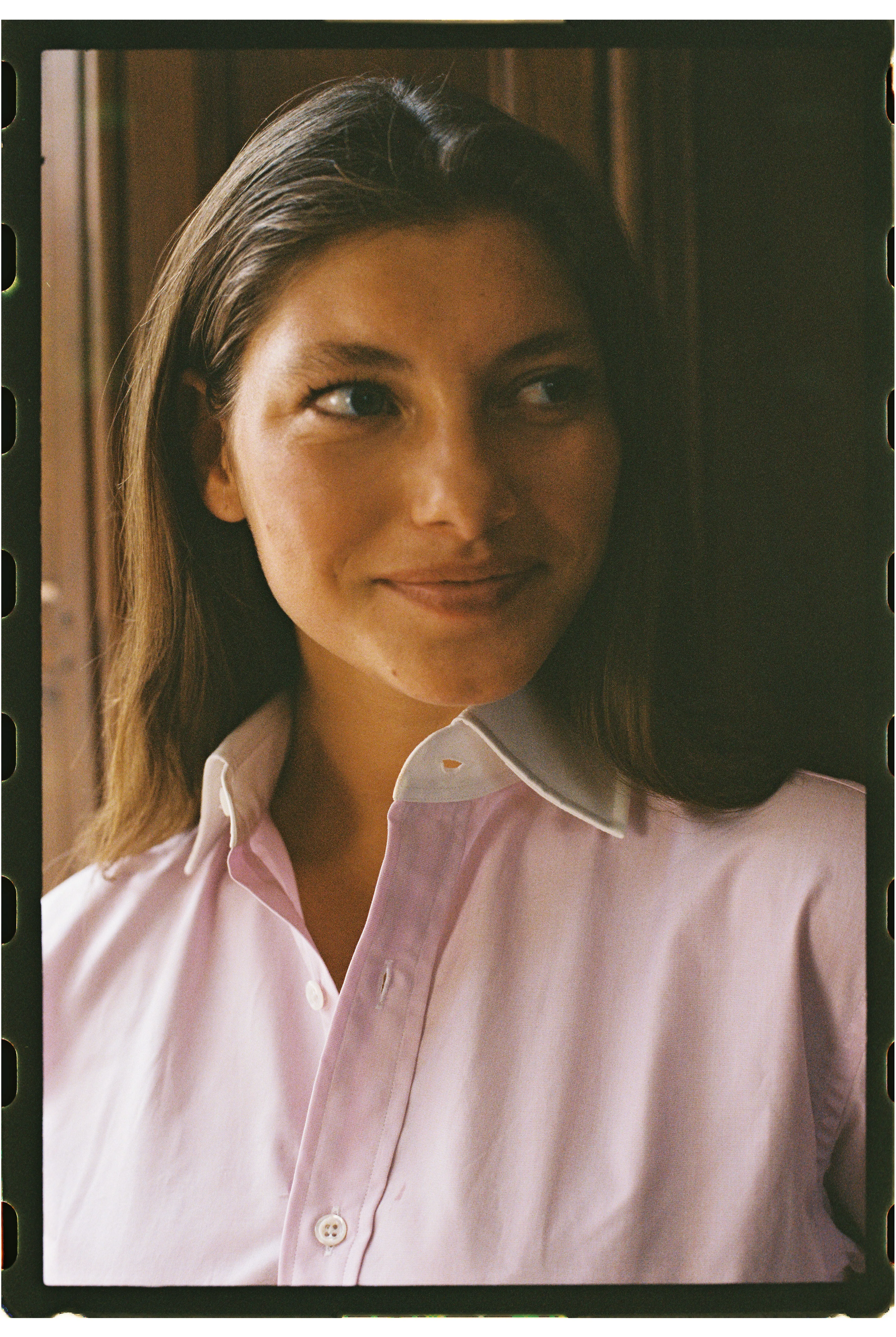 Made-in-USA Thomas Mason Pink Contrast Collar French Cuff Dress Shirt - Classic Fit sold by J. Press product image thumbnail 4