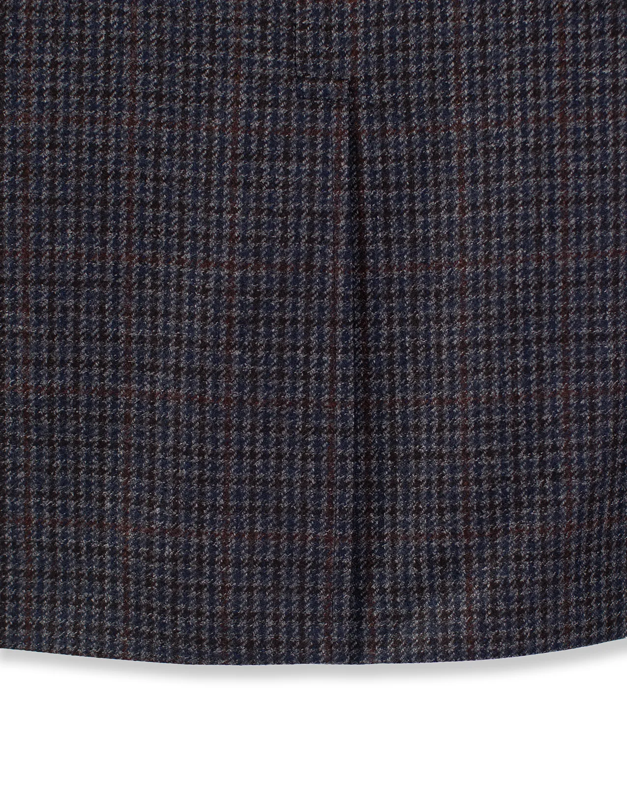 Made-in-Canada Blue & Rust Small District Check Wool Sport Coat sold by J. Press product image thumbnail 4