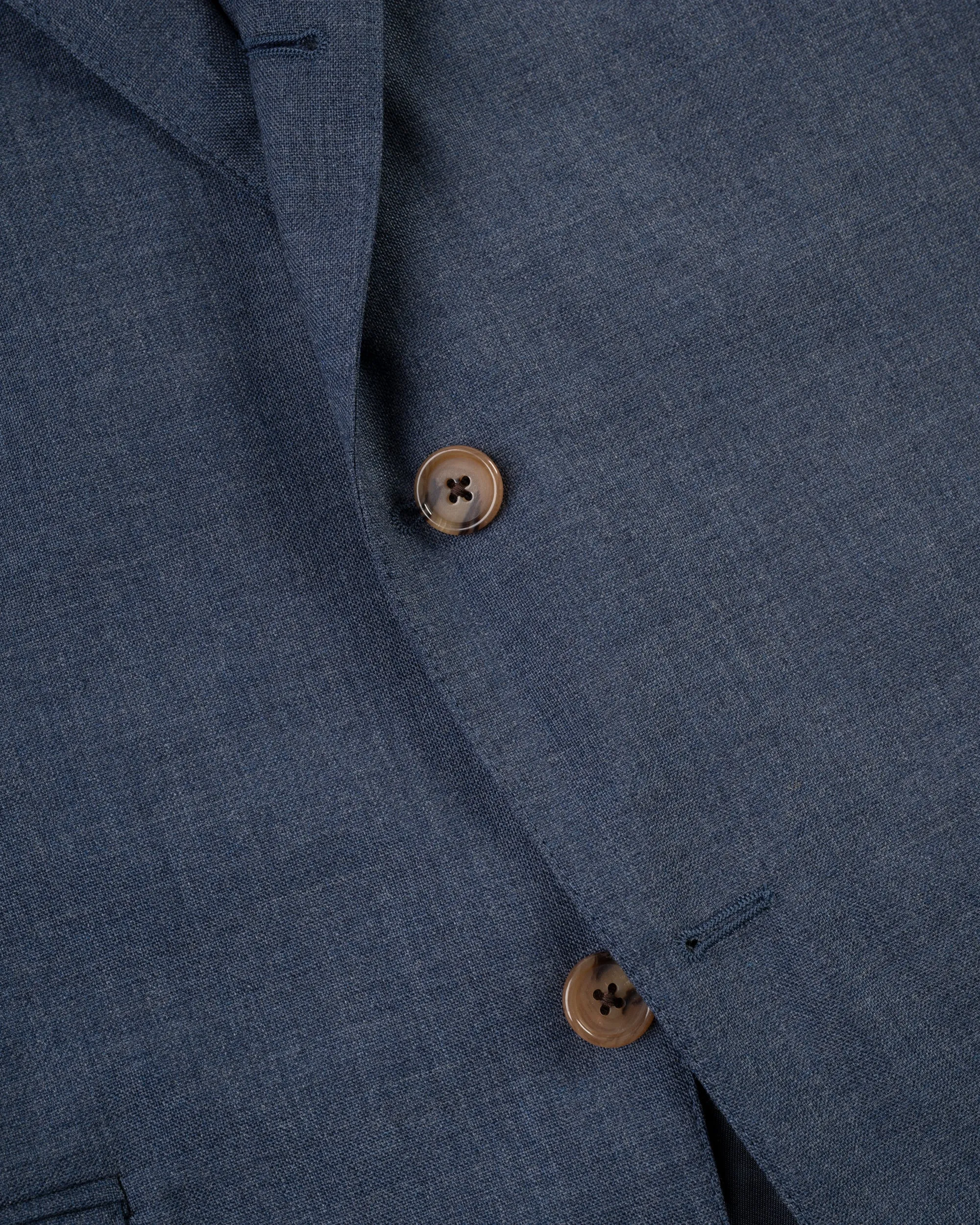 Made-in-USA Fox Brothers Char Blue Solid Suit sold by J. Press product image thumbnail 2