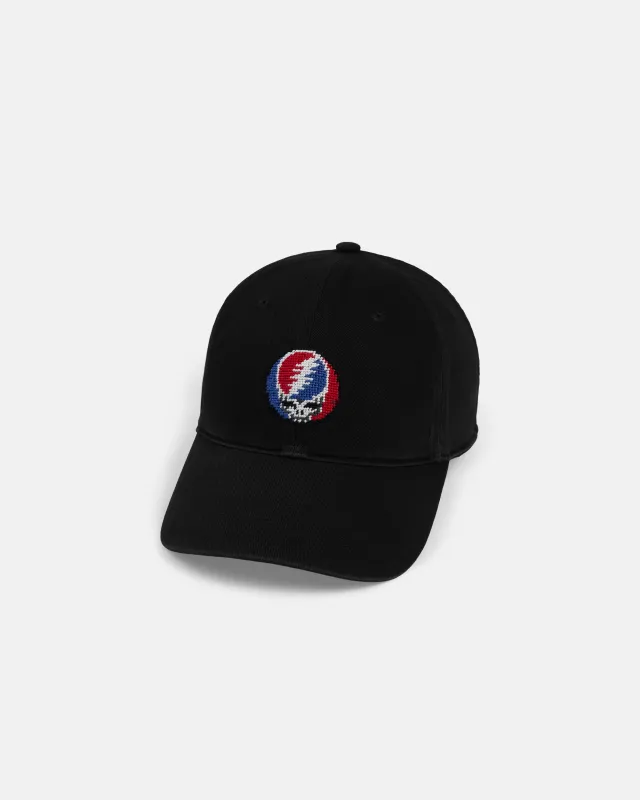 Steal Your Face Needlepoint Hat sold by J. Press