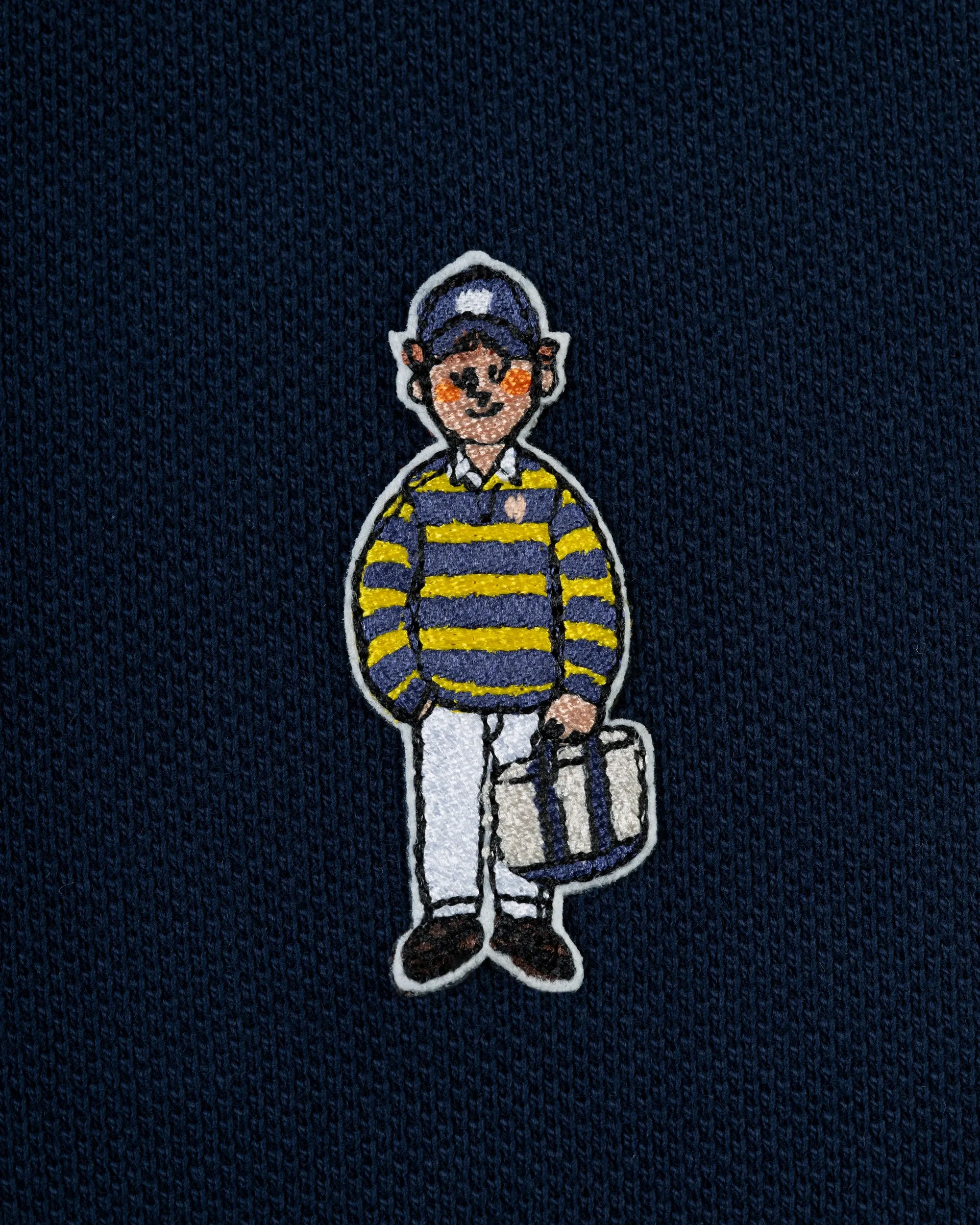 Navy Ivy Guy Cotton Pique Polo sold by J. Press product image thumbnail 2
