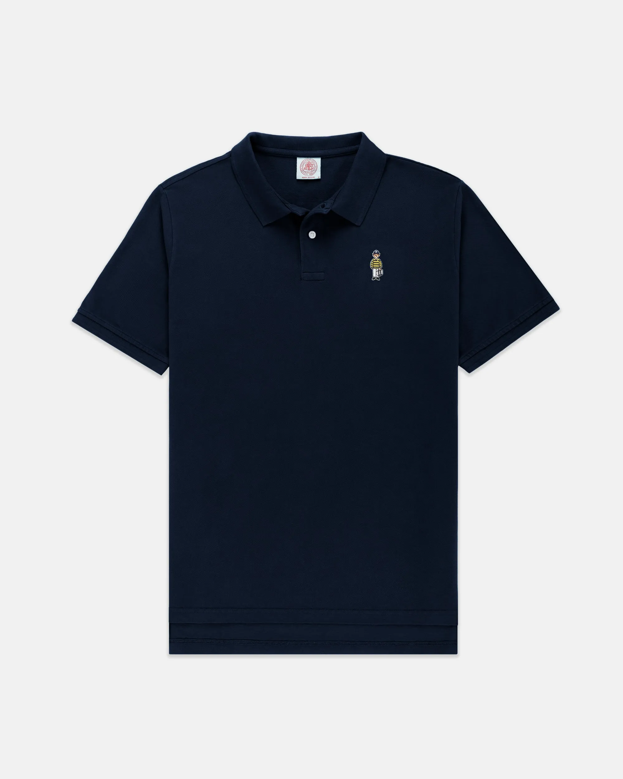 Navy Ivy Guy Cotton Pique Polo sold by J. Press
