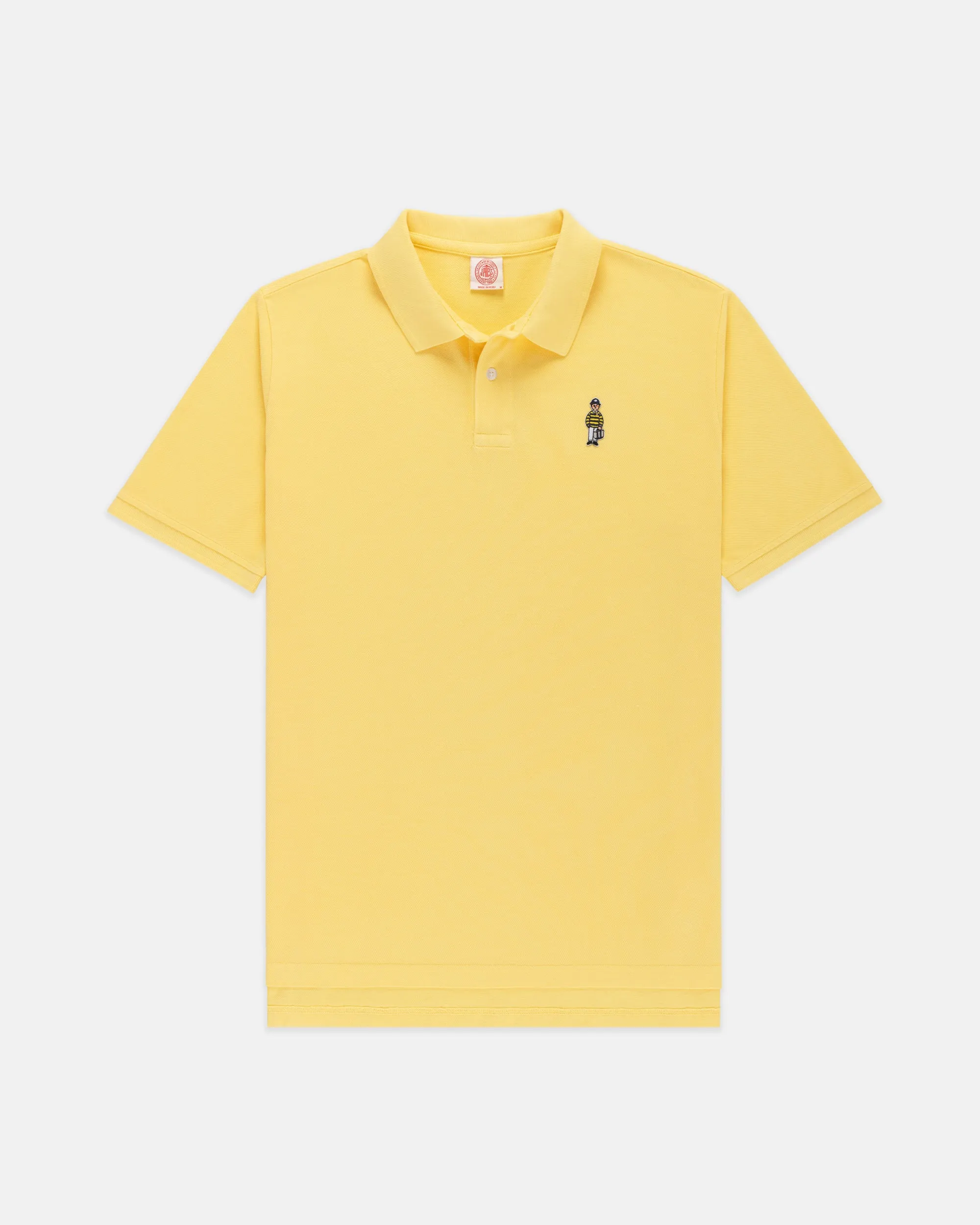 Yellow Ivy Guy Cotton Pique Polo sold by J. Press