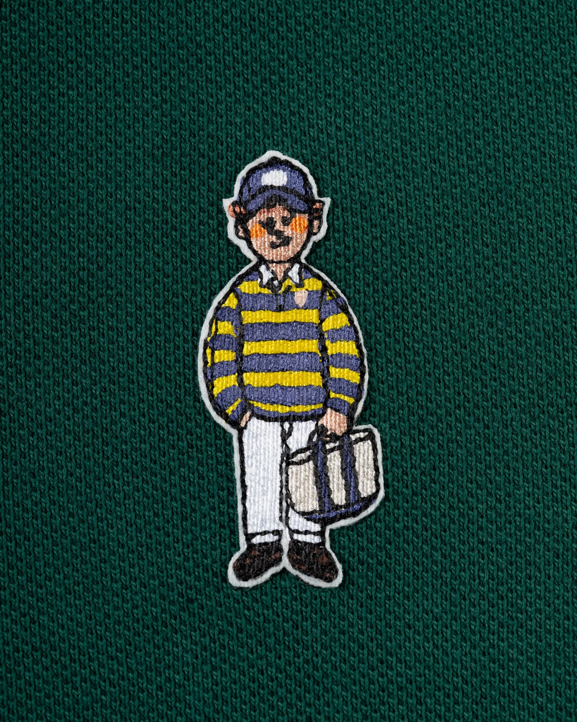 Dark Green Ivy Guy Cotton Pique Polo sold by J. Press product image thumbnail 2