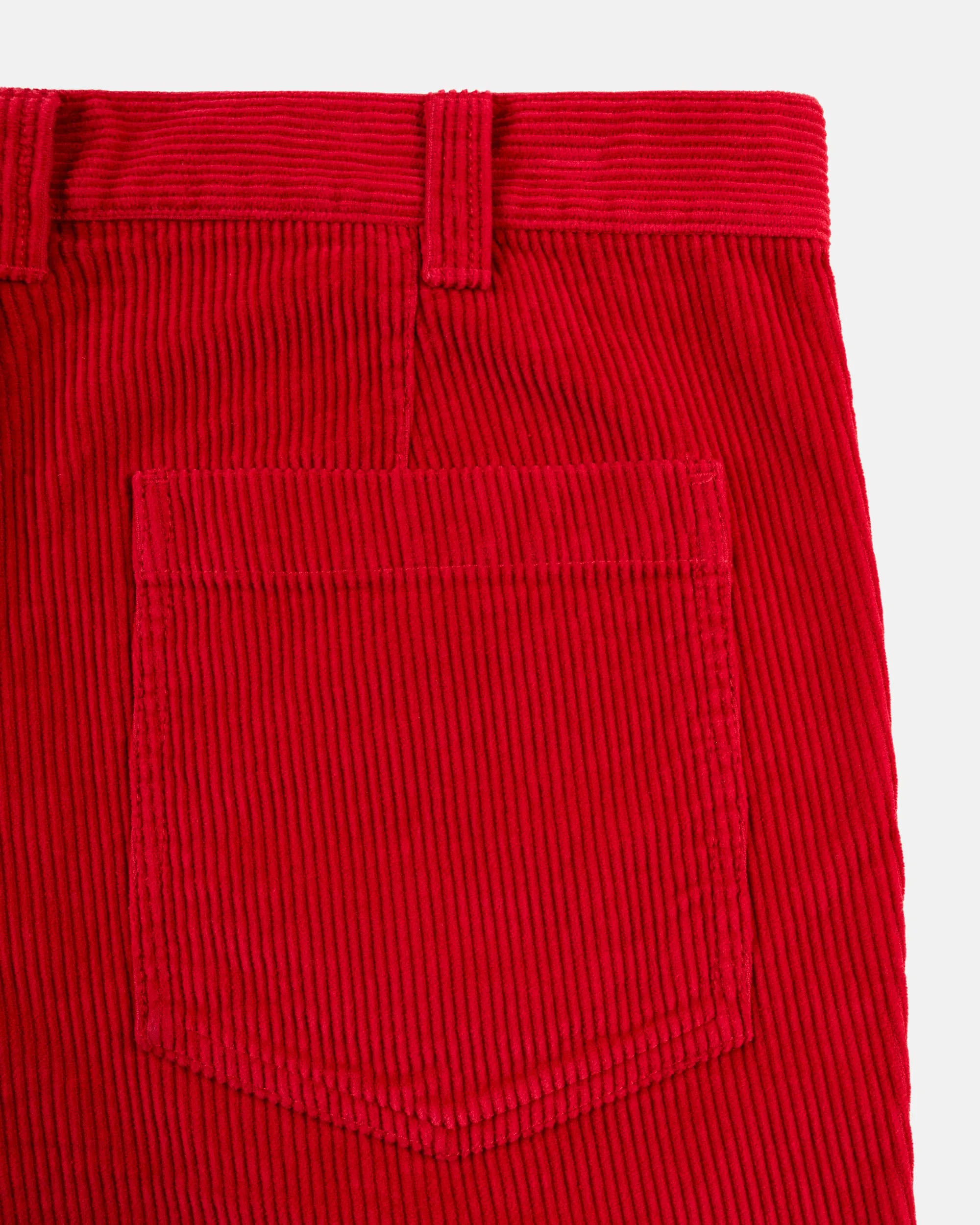 Red Wide-Wale Cotton Corduroy Shorts - Trim Fit sold by J. Press product image thumbnail 3