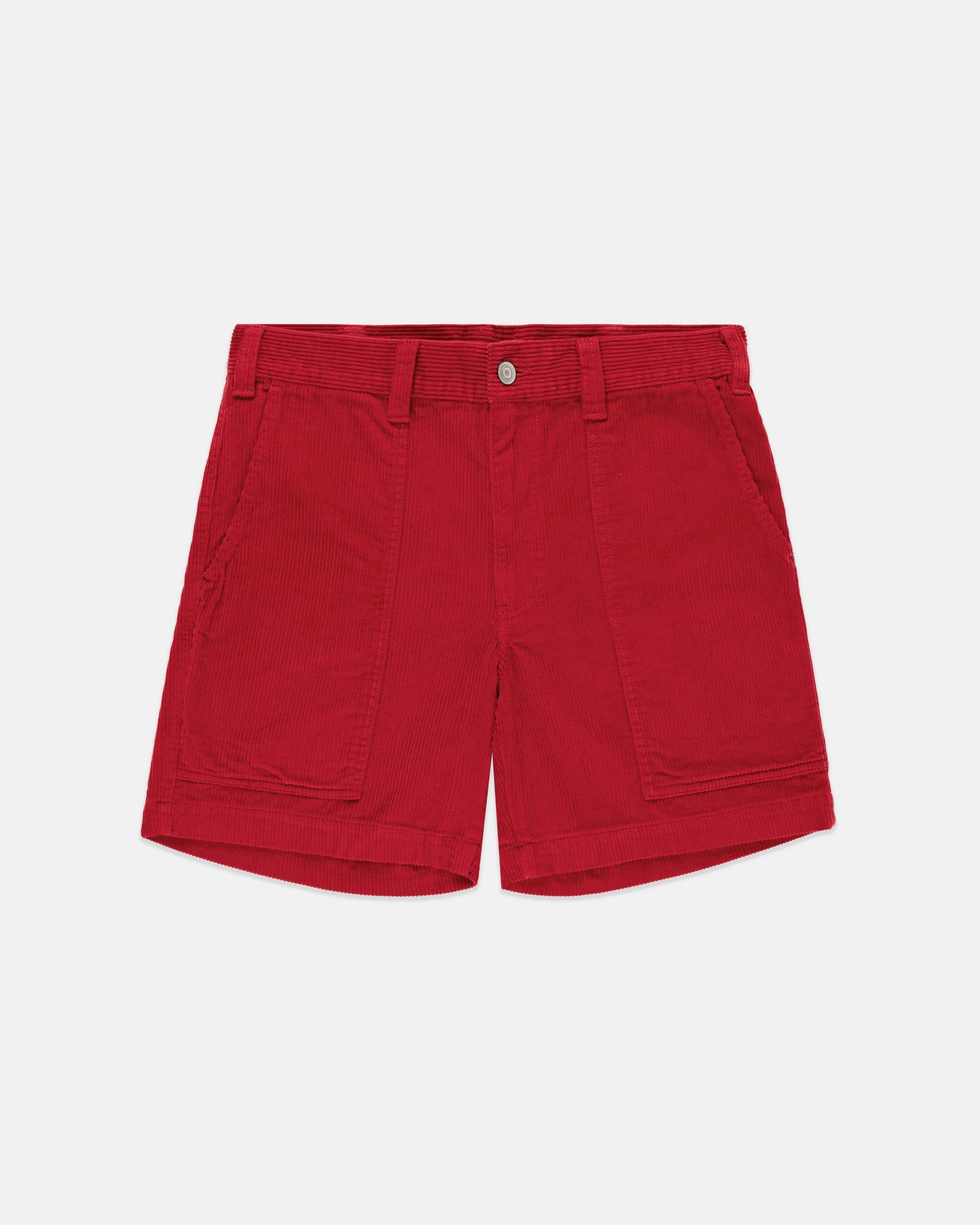 Red Wide-Wale Cotton Corduroy Shorts - Trim Fit sold by J. Press