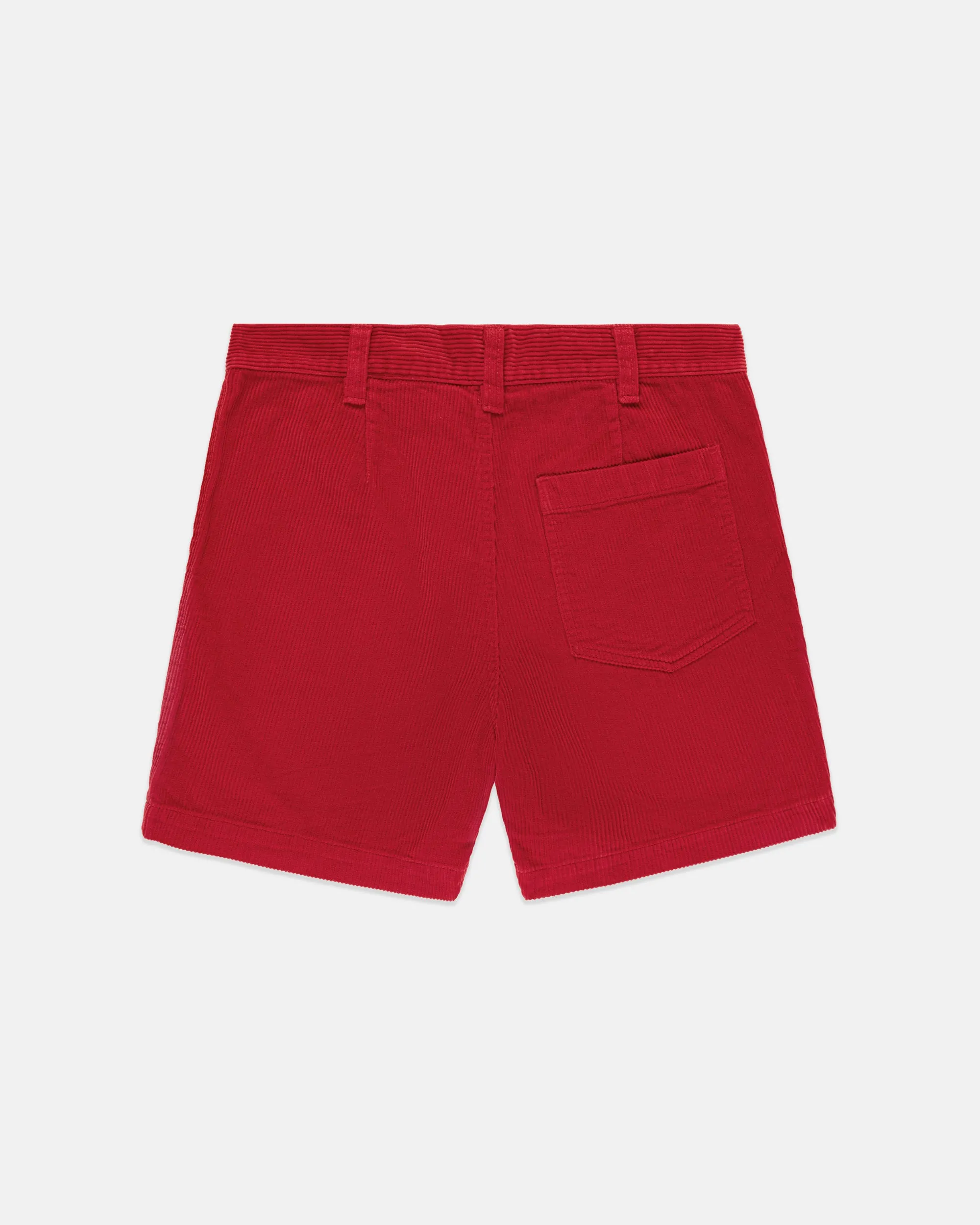 Red Wide-Wale Cotton Corduroy Shorts - Trim Fit sold by J. Press product image thumbnail 2