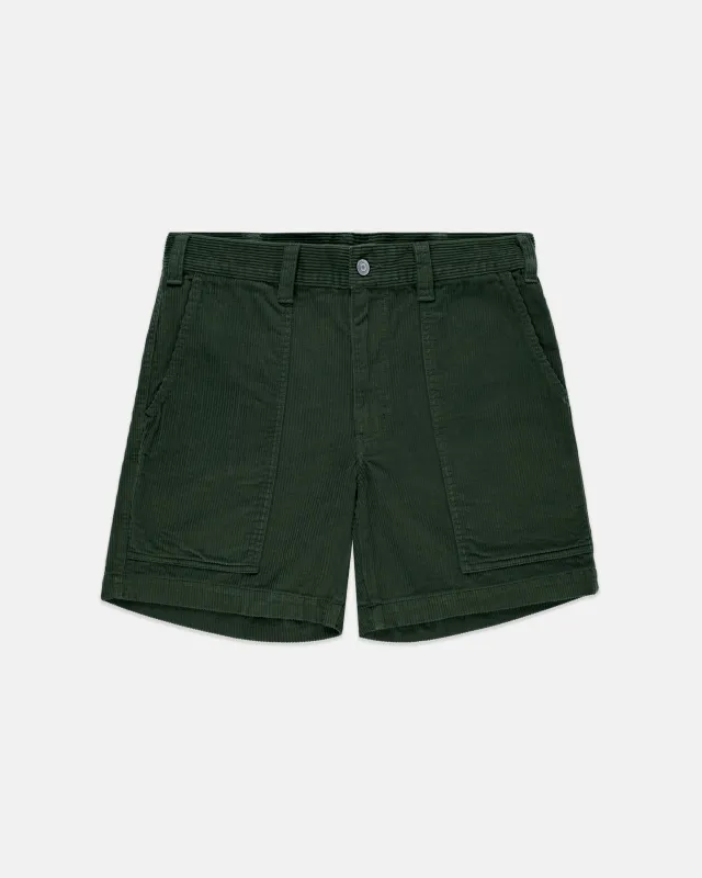 Green Wide-Wale Cotton Corduroy Shorts - Trim Fit sold by J. Press